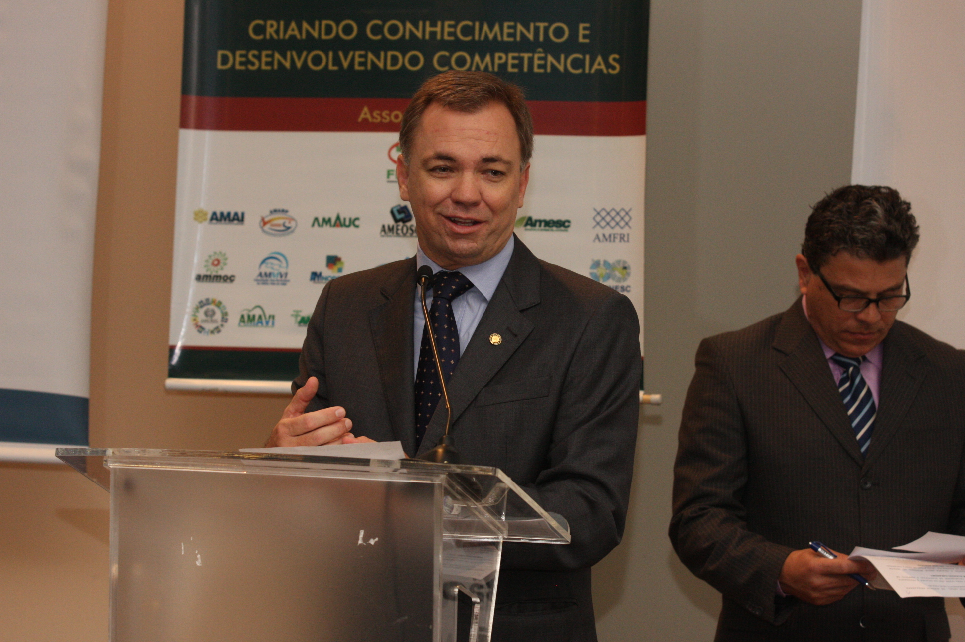 5° Seminário de Saneamento Ambiental. Deputado Gean Loureiro (PMDB). Foto: Yuri Santos / Agência AL
