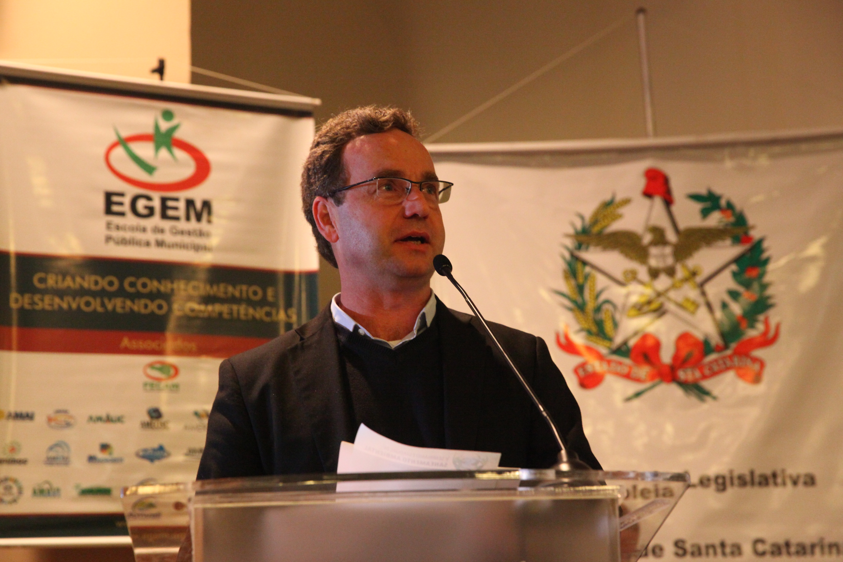 Seminario Saneamento Ambiental Palestrante Dieter Janssen Foto Eduardo Guedes de Oliveira / Agência AL