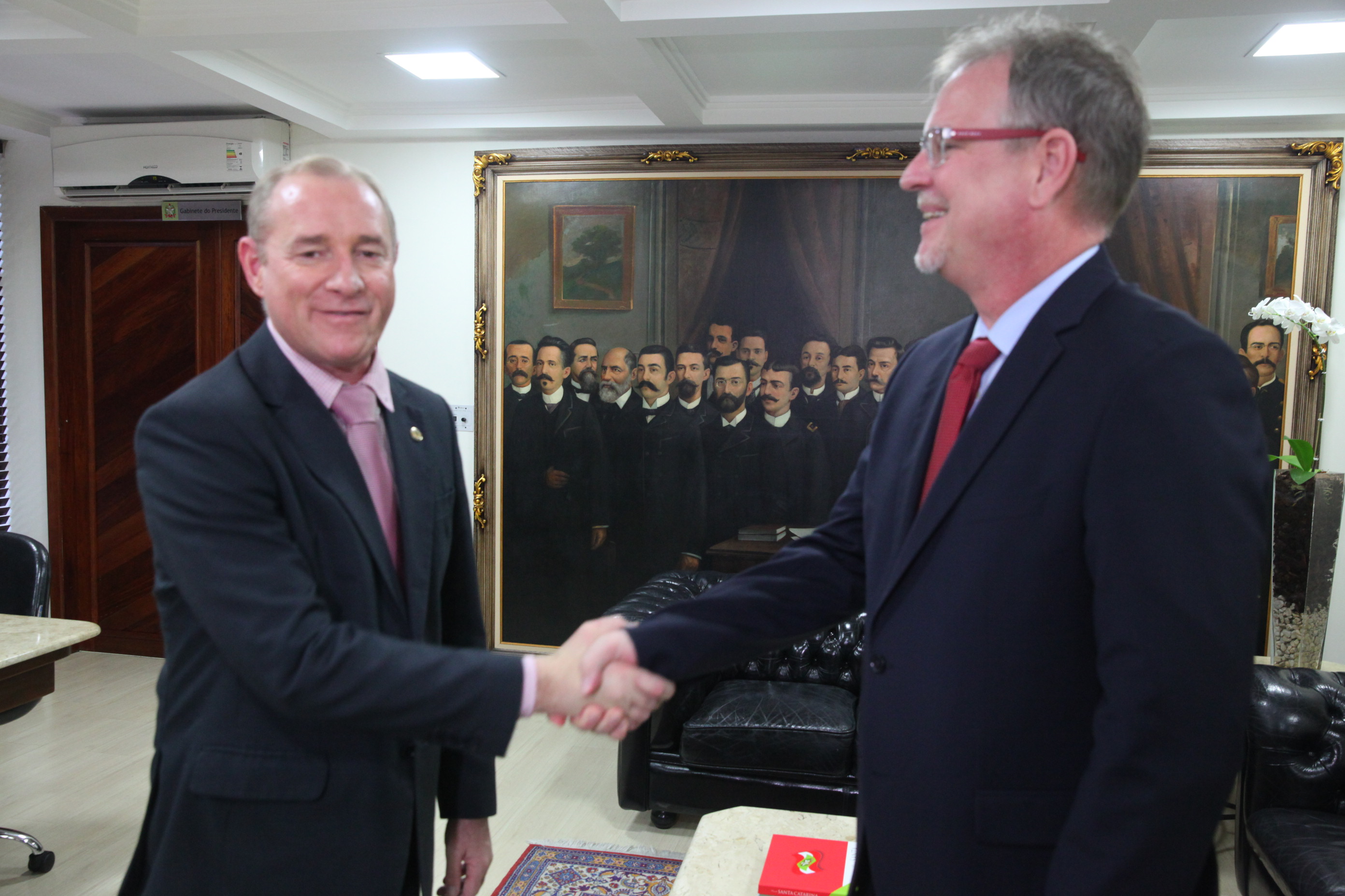 Visita Consul Alemão na Presidencia_fotos_Eduardo Guedes de Oliveira / Agência AL