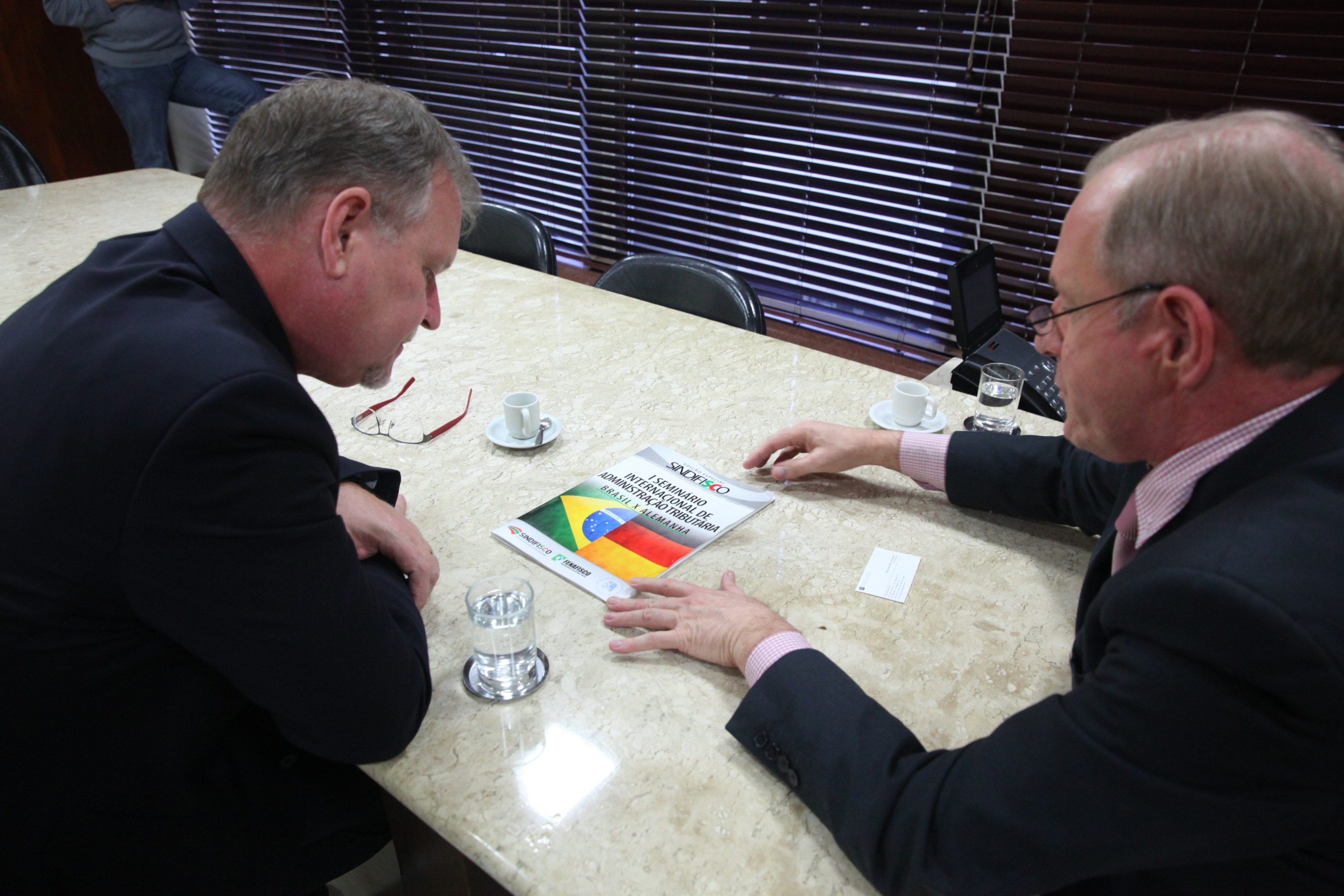 Visita Consul Alemão na Presidencia_fotos_Eduardo Guedes de Oliveira / Agência AL
