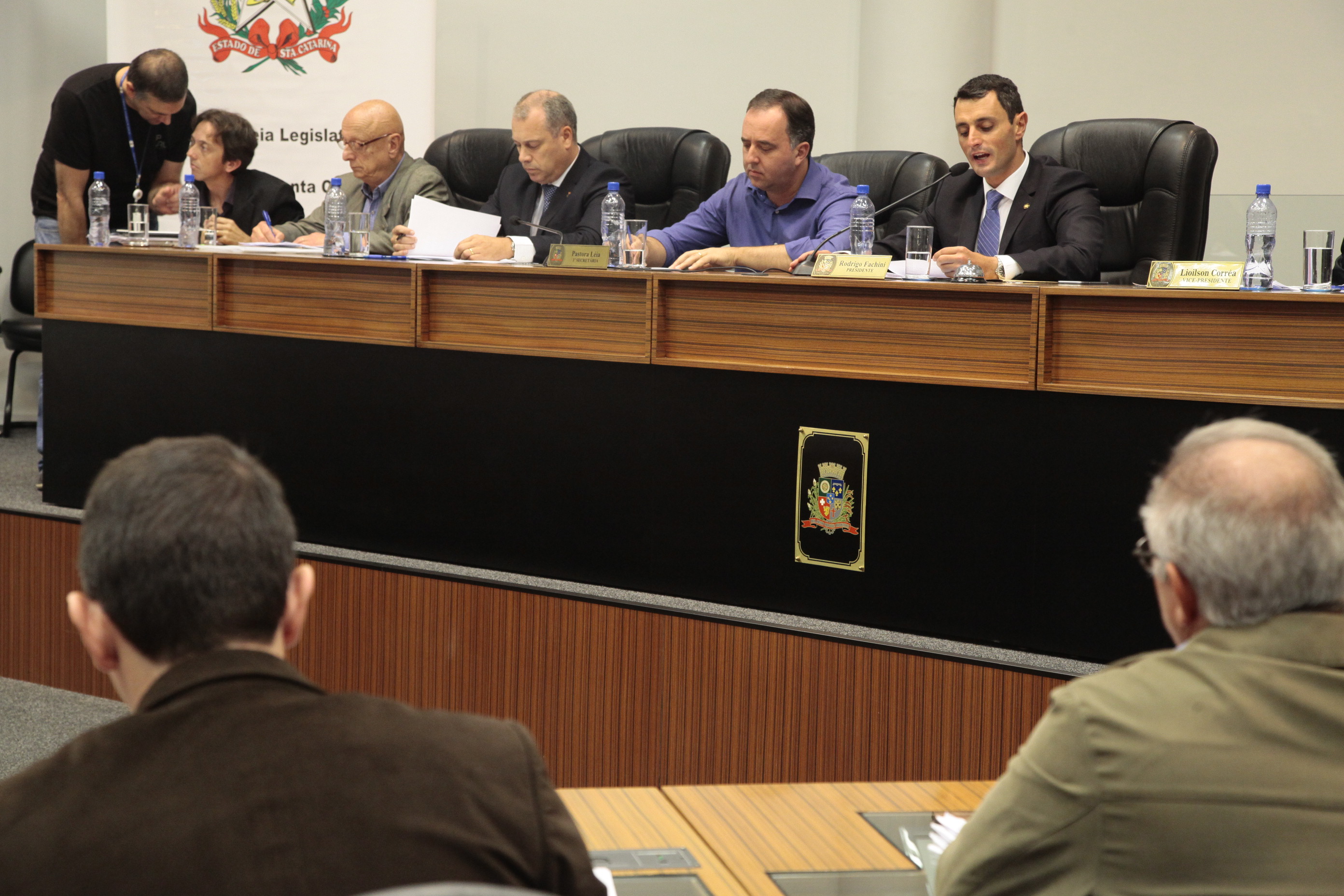 Audiência Pública para debater a Demarcação dos terrenos de Marinha - Joinville. Foto: Miriam Zomer/Agência AL