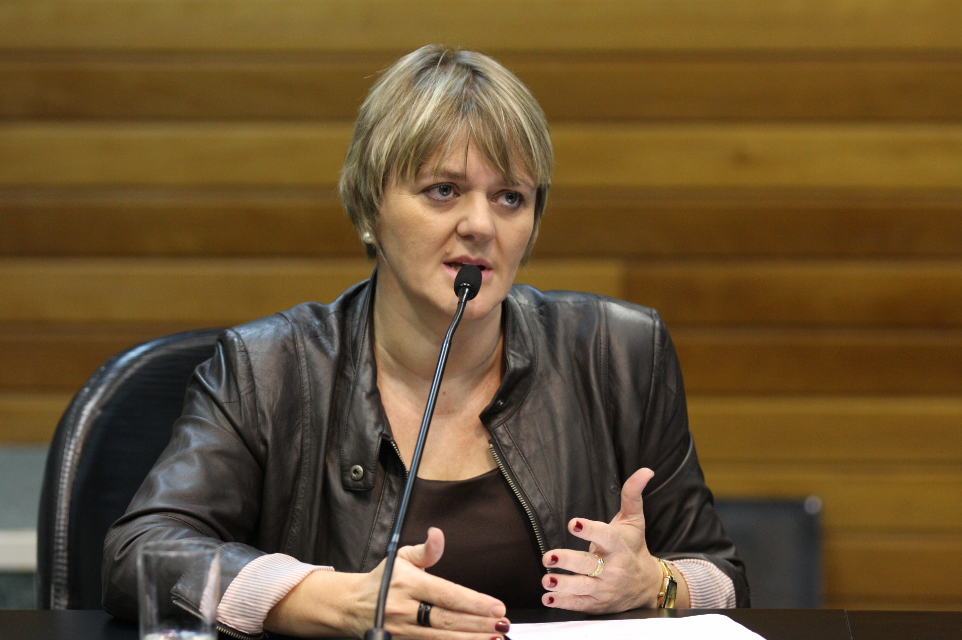 Comissão de Constituição de Justiça. Dep: Luciane Carminatt (PT). Foto: Yuri Santos / Agência AL