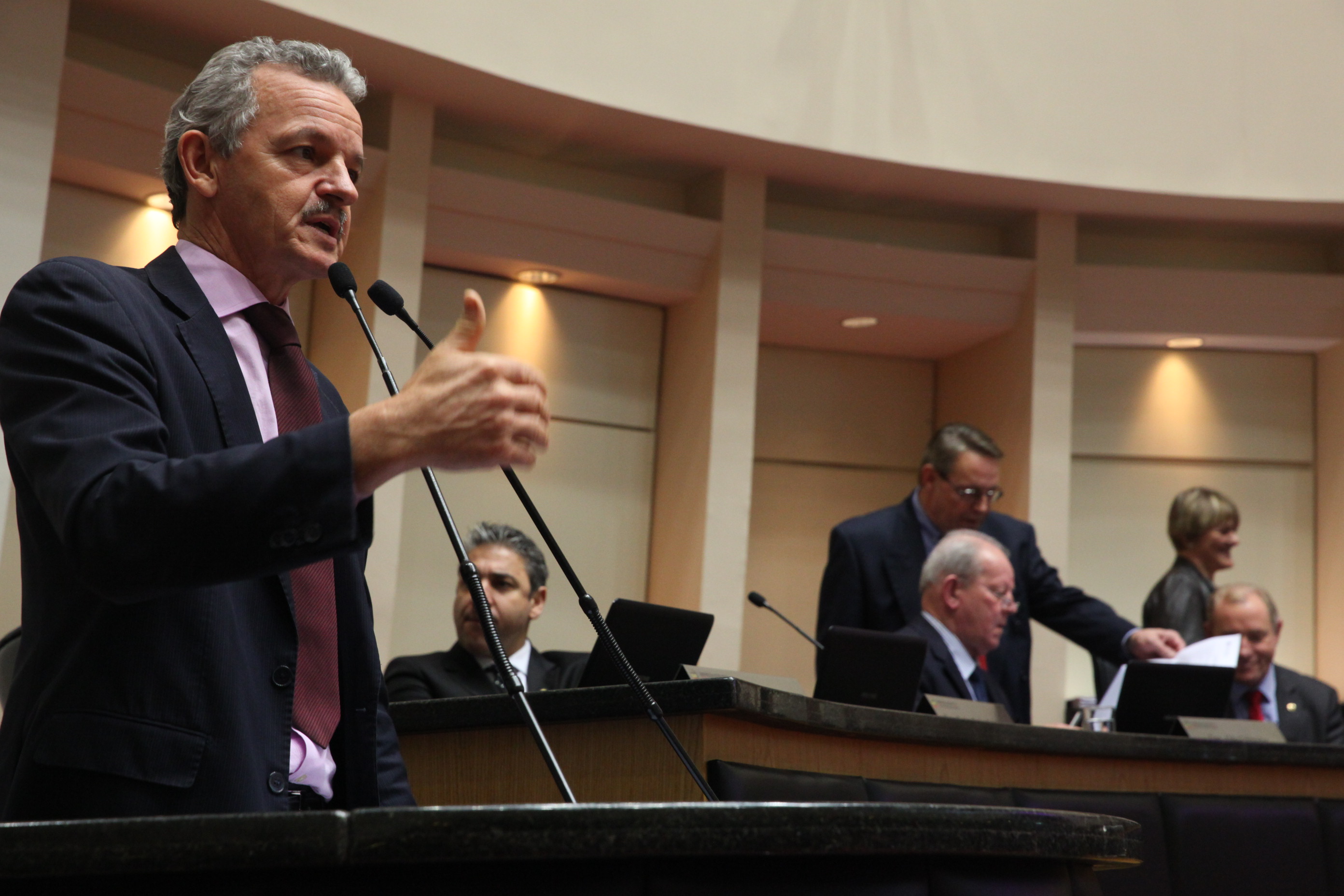 Sessão Ordinária - Plenário Osni Régis. Deputado Dirceu Dresch (PT) Foto: Eduardo Guedes de Oliveira / Agência AL
