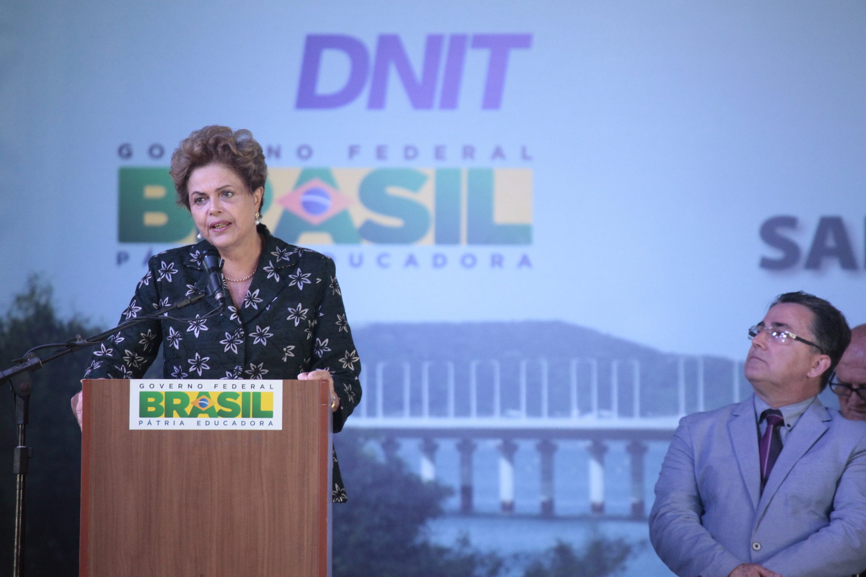 Inauguração da Ponte Anita Garibaldi em Laguna. Foto: Fábio Queiroz / Agência AL