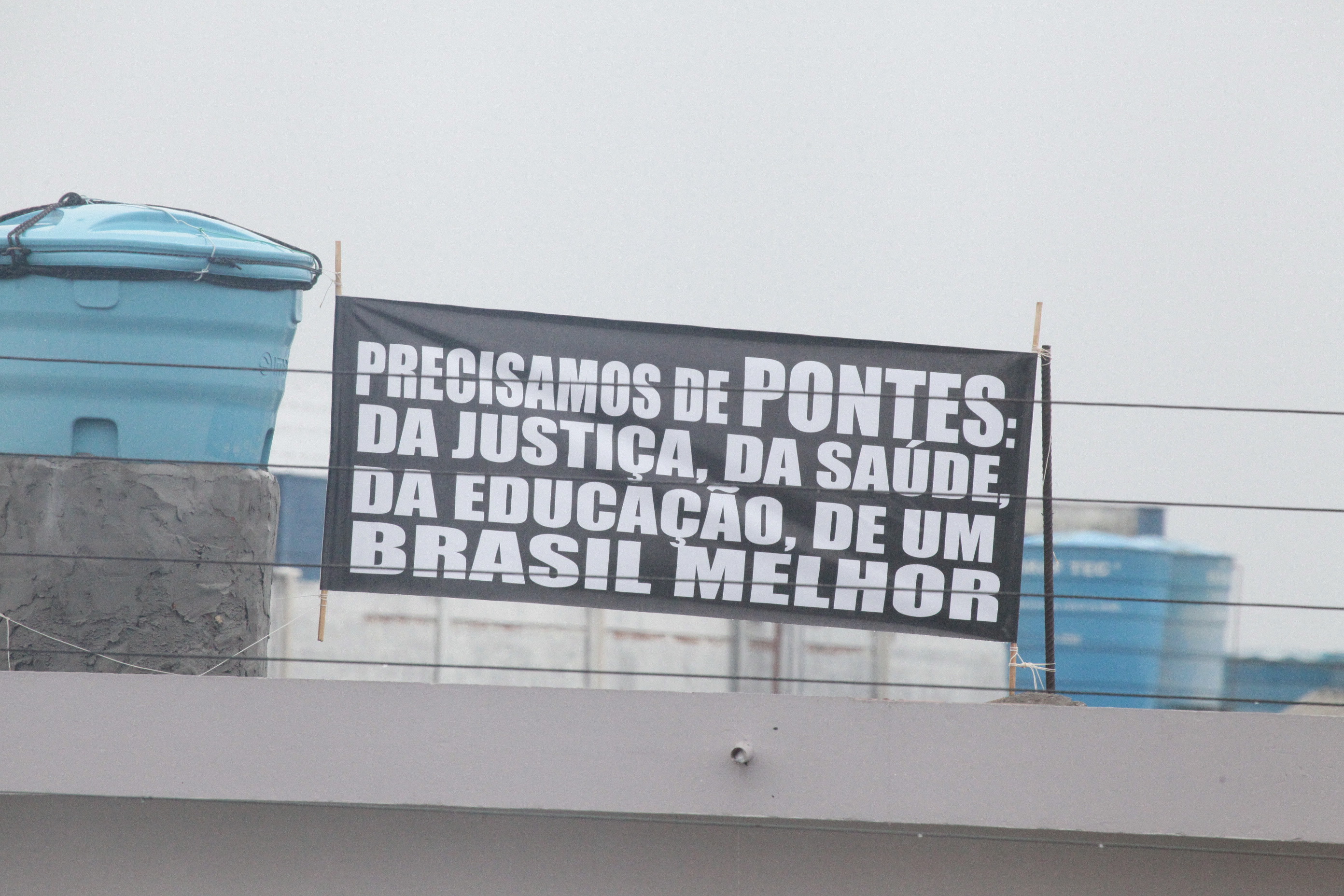 Inauguração da Ponte Anita Garibaldi em Laguna. Foto: Fábio Queiroz / Agência AL