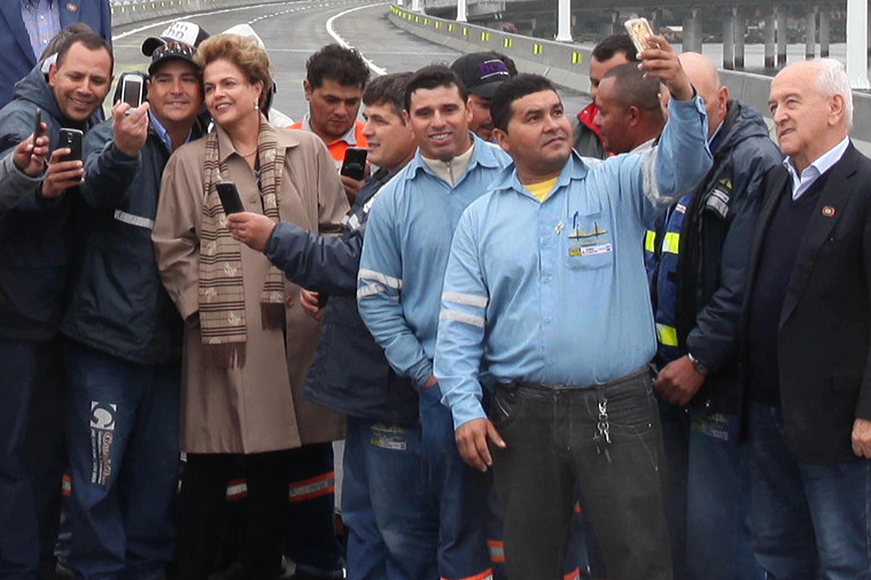 Inauguração da Ponte Anita Garibaldi em Laguna. Foto: Fábio Queiroz / Agência AL