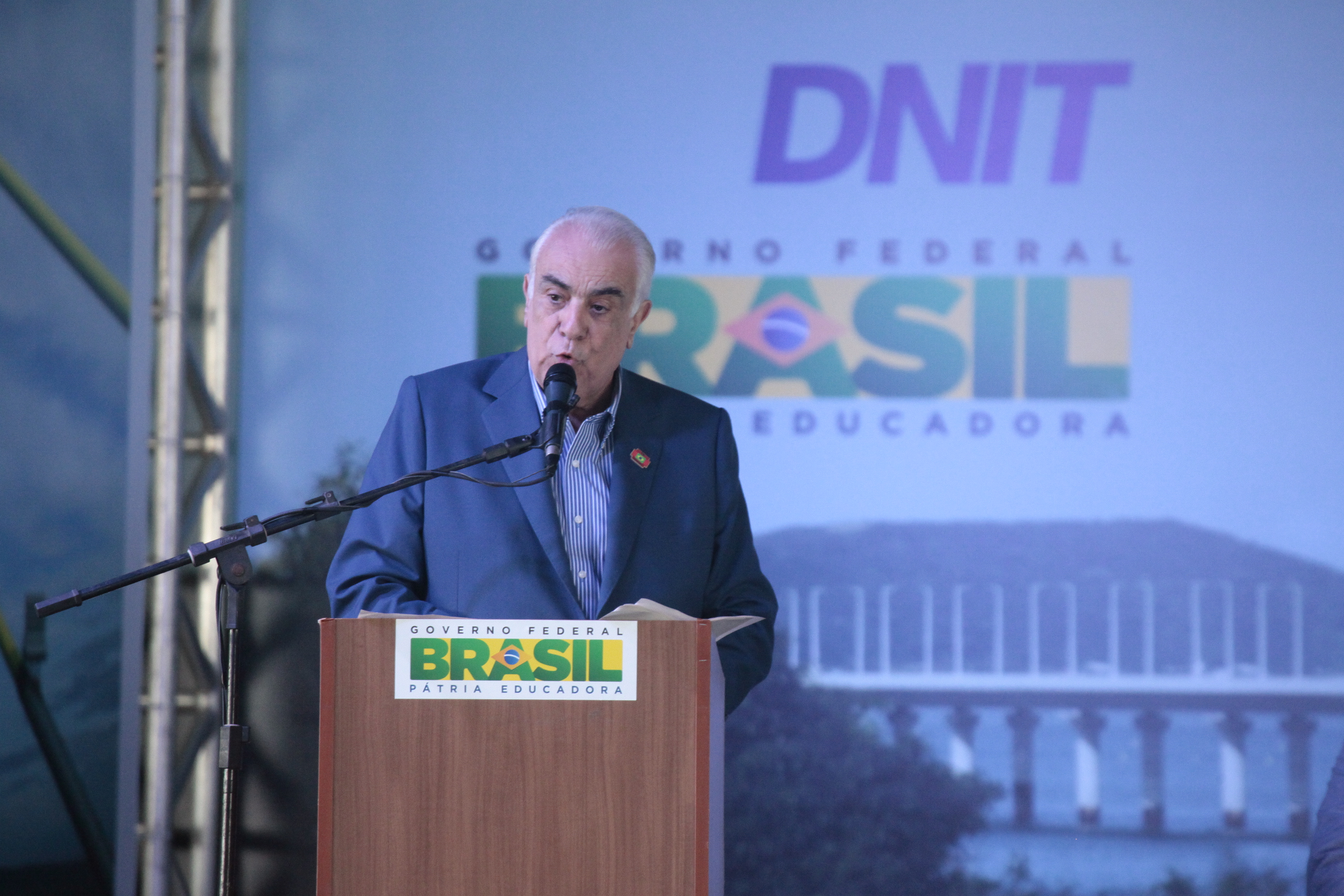 Inauguração da Ponte Anita Garibaldi em Laguna. Foto: Fábio Queiroz / Agência AL