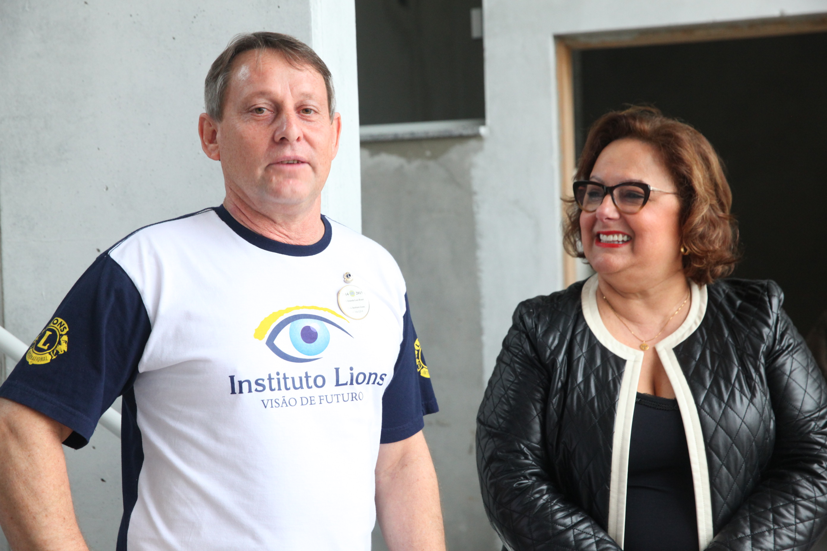 Dp Dirce e Dp comin Visitam Hospital de Palhoça