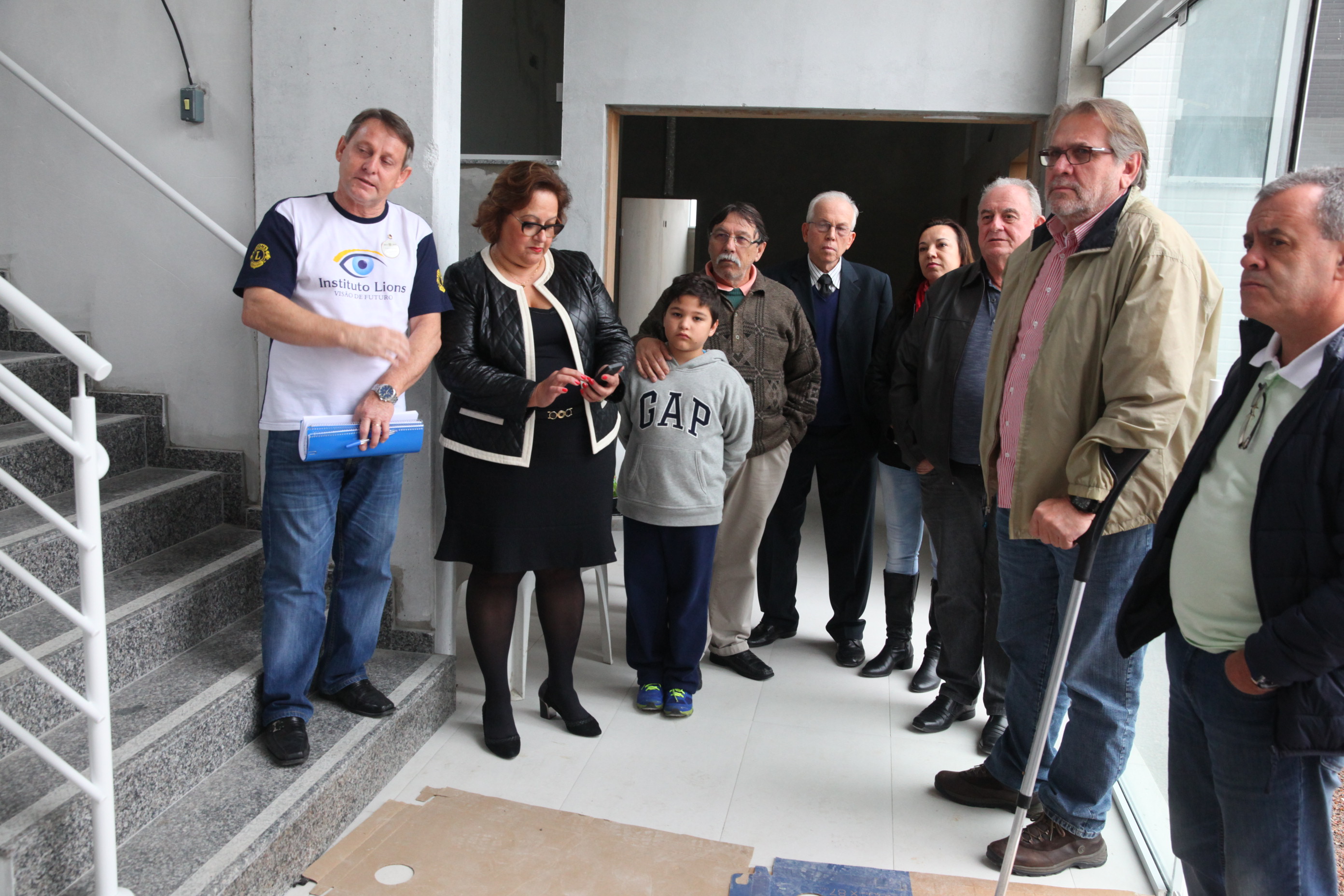Dp Dirce e Dp comin Visitam Hospital de Palhoça foto Eduardo Guedes de Oliveira / Agência AL