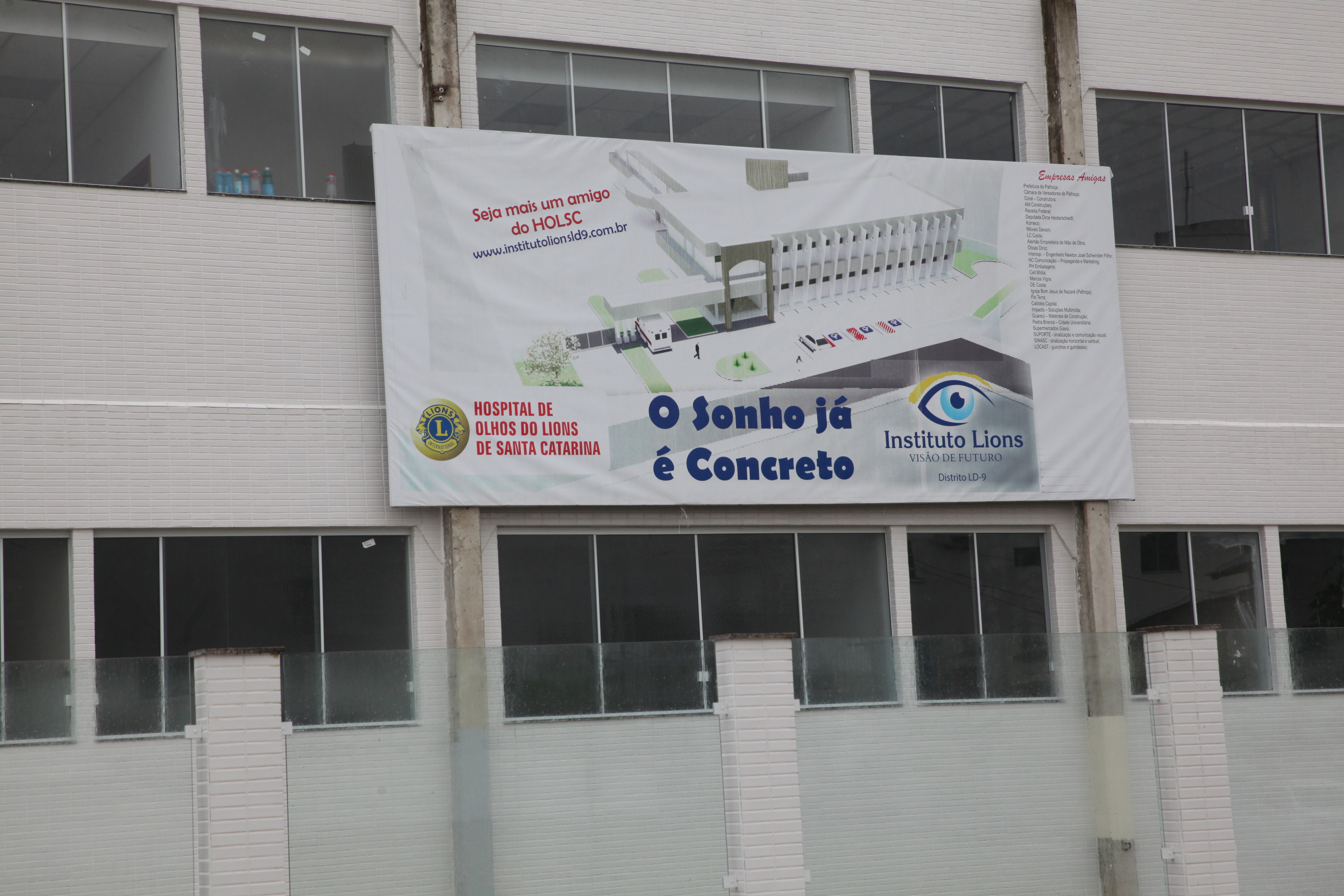 Dp Dirce e Dp comin Visitam Hospital de Palhoça foto Eduardo Guedes de Oliveira / Agência AL