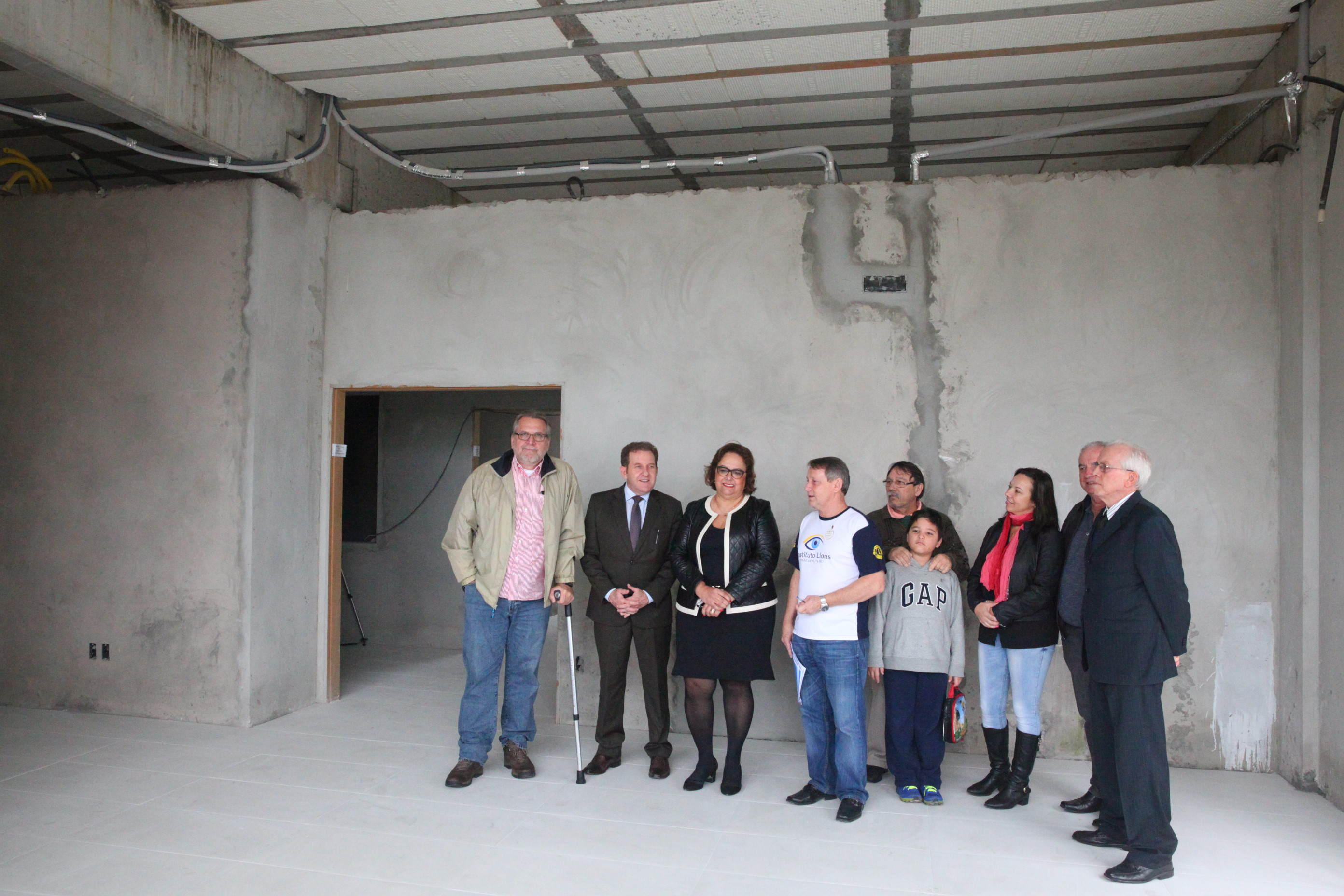 Dp Dirce e Dp comin Visitam Hospital de Palhoça foto Eduardo Guedes de Oliveira / Agência AL