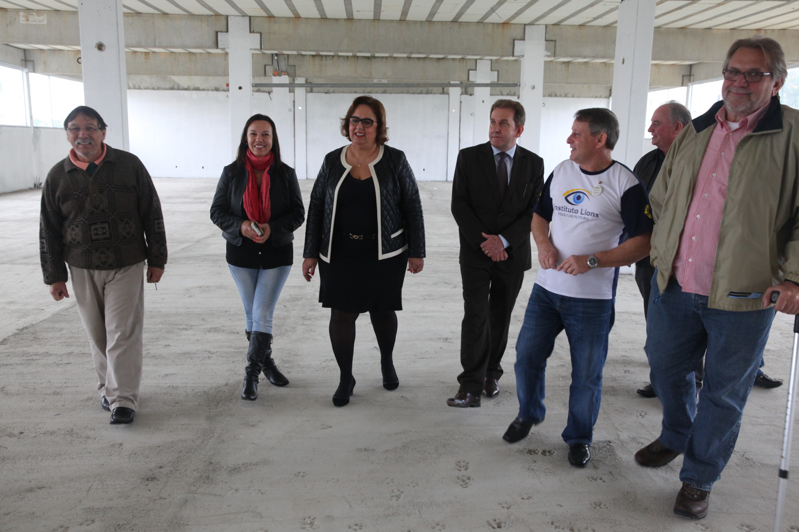 Dp Dirce e Dp comin Visitam Hospital de Palhoça foto Eduardo Guedes de Oliveira / Agência AL