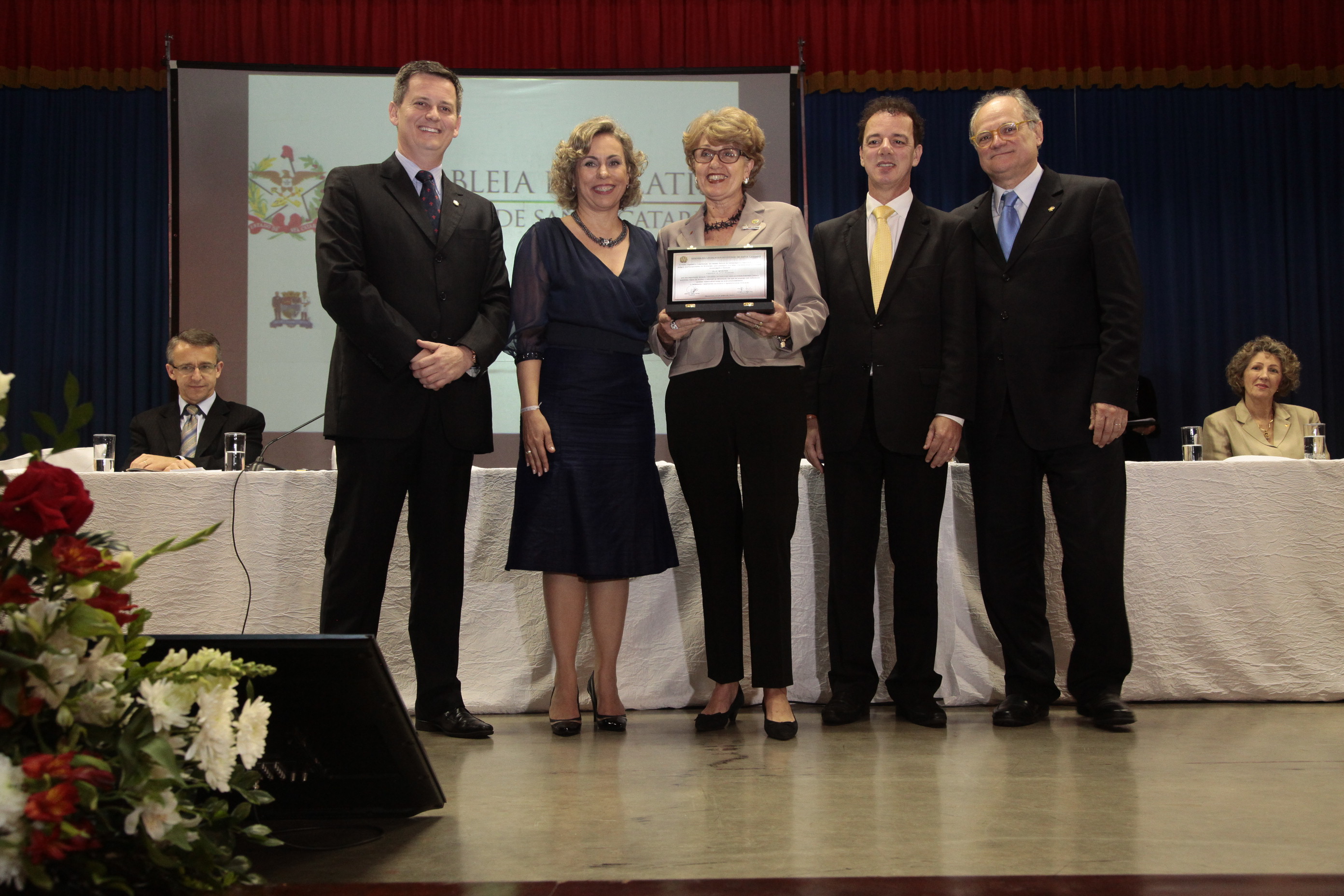 Sessão Solene em homenagem à Associação de Pais e Amigos dos Excepcionais (APAE) de Blumenau pela passagem dos seus 50 anos. Foto: Miriam Zomer/Agência AL