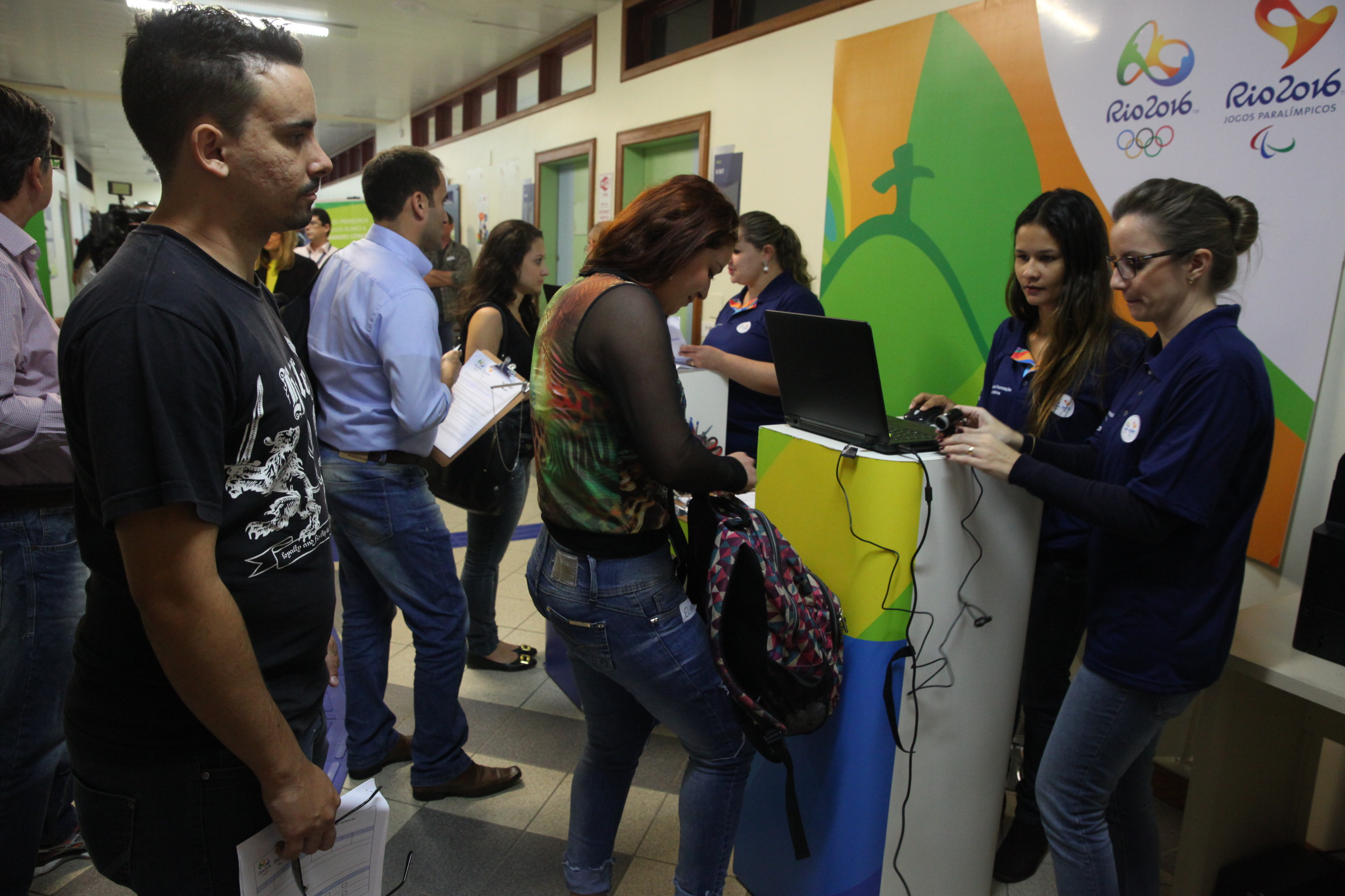 Voluntários Rio 2016 Inaugura Centro de Formação de Voluntários em Florianópolis. Foto: Eduardo Guedes / Agência AL