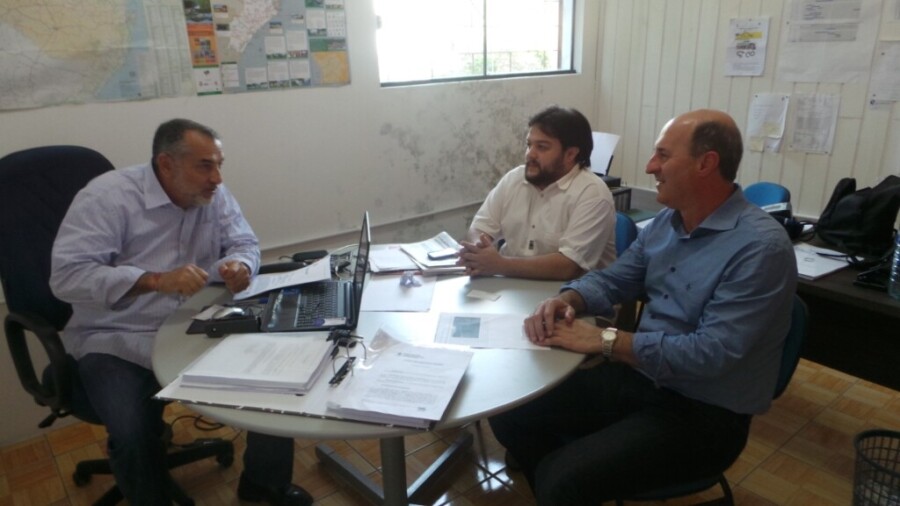 Deputado Zé Milton o diretor da  Monteadriano – Engenharia e Construção S.A, Alvaro Ladeira