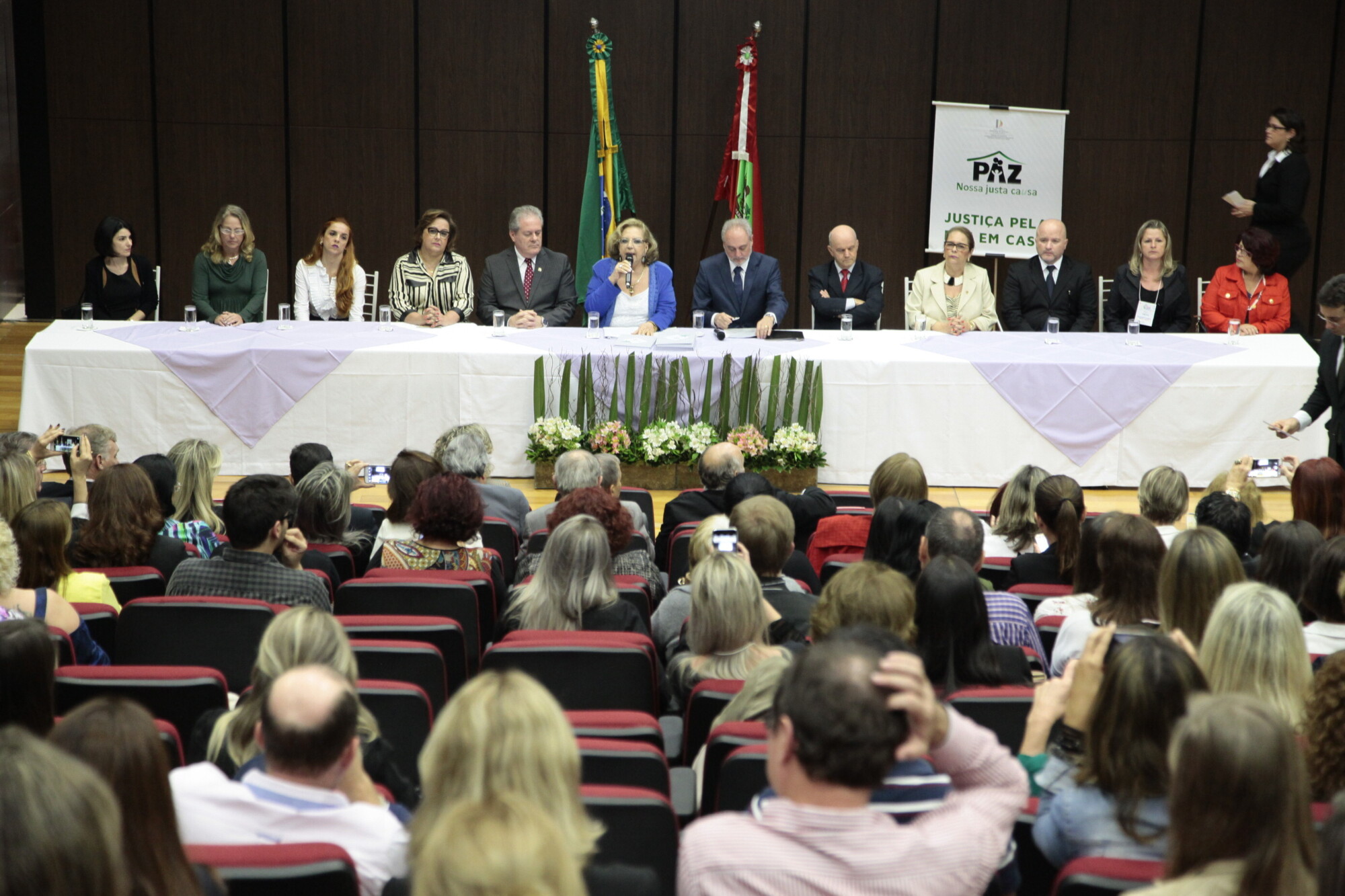 Tribunal de Justiça lança segunda etapa da campanha pela paz em casa