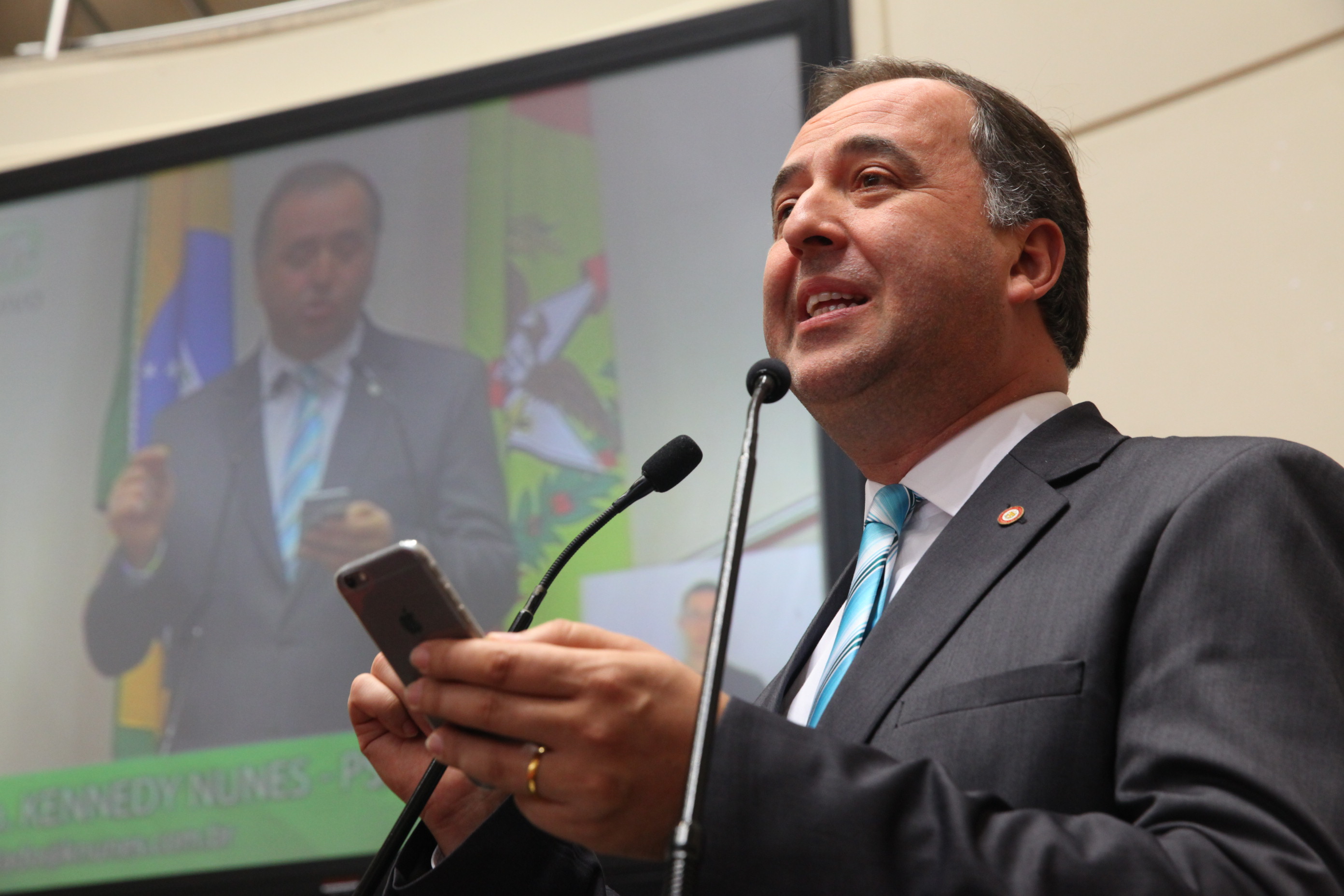 Deputado Kennedy Nunes (PSD) - Sessão Ordinária - Plenário Osni Régis. Foto: Eduardo Guedes de Oliveira/Agência AL