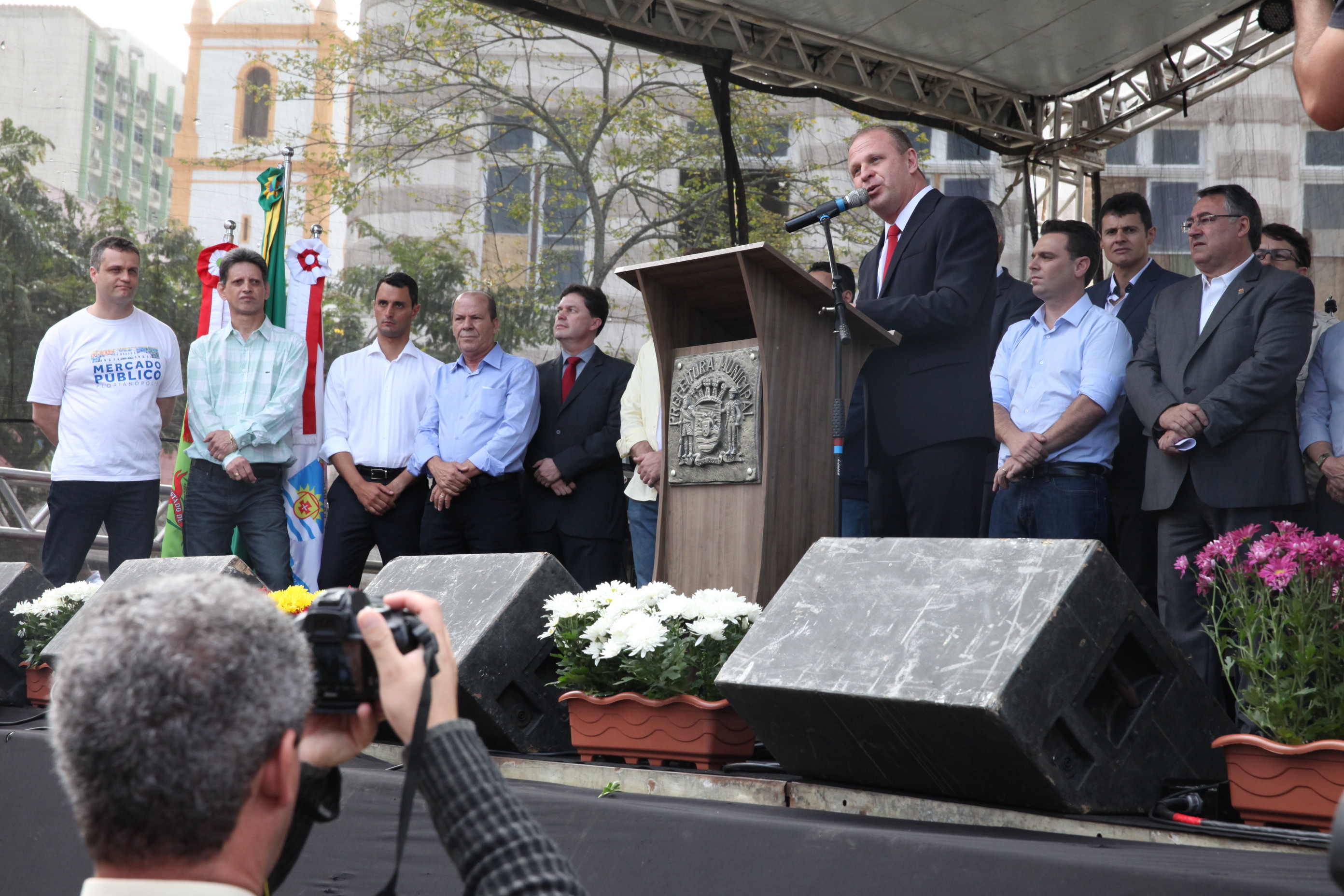 Mercado Público de Florianópolis é reinaugurado após reforma. Foto: Fábio Queiroz / Agência AL