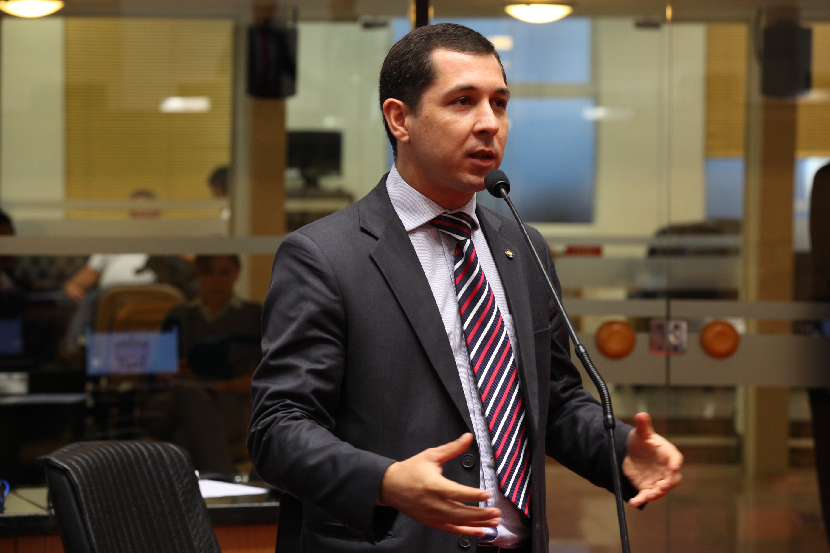 Sessão Ordinária. Deputado Níkolas Reis (PDT) Foto: Eduardo Guedes de Olveira / Agência AL