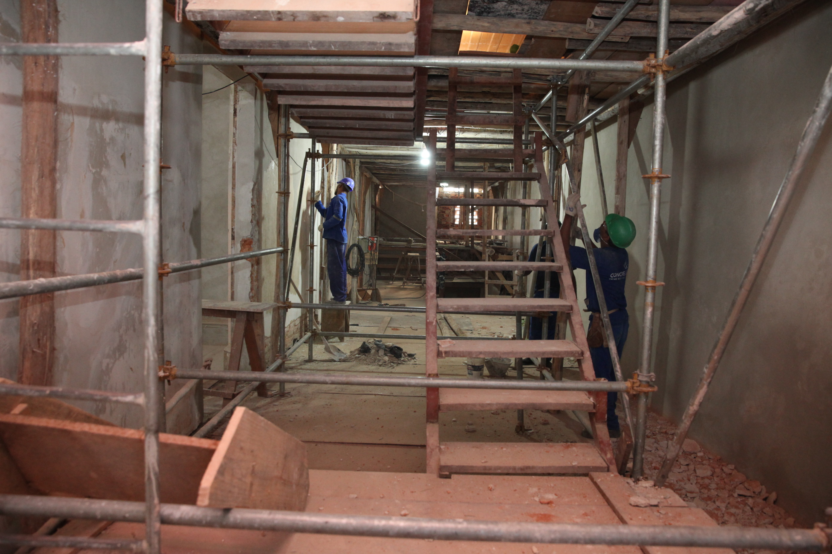 Restauração da Casa de Câmara e Cadeia. Foto: Fábio Queiroz / Agência AL