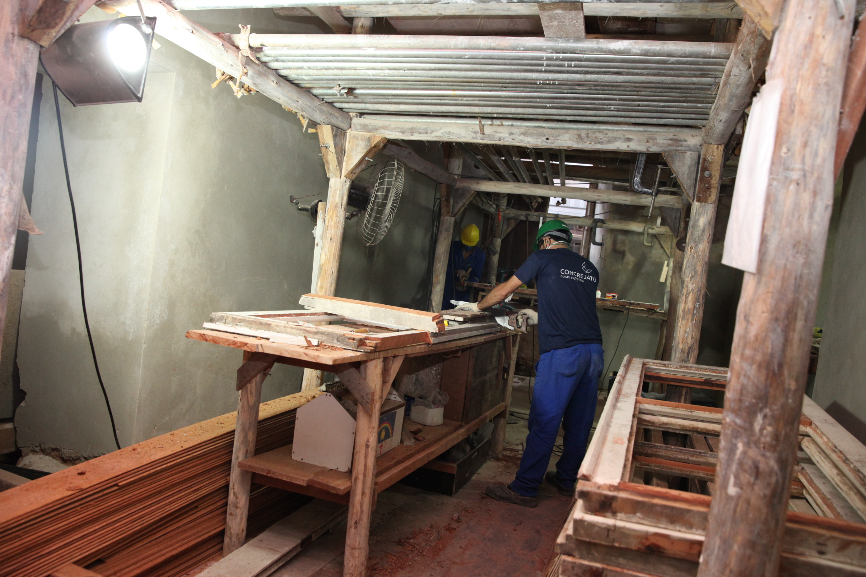 Restauração da Casa de Câmara e Cadeia. Foto: Fábio Queiroz / Agência AL