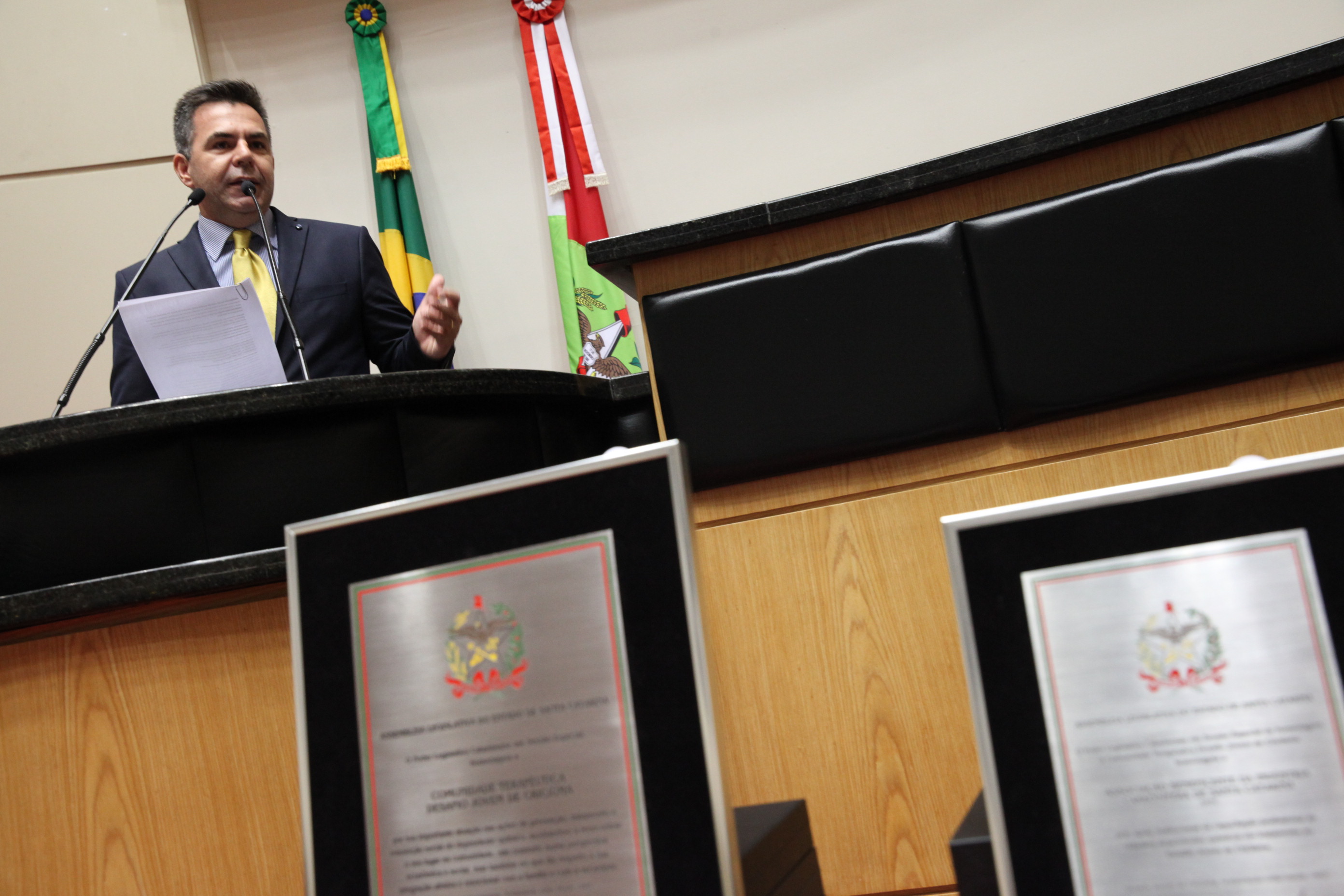 Sessão Especial em homenagem ao Desafio Jovem de Criciúma. Foto: Fábio Queiroz / Agência AL