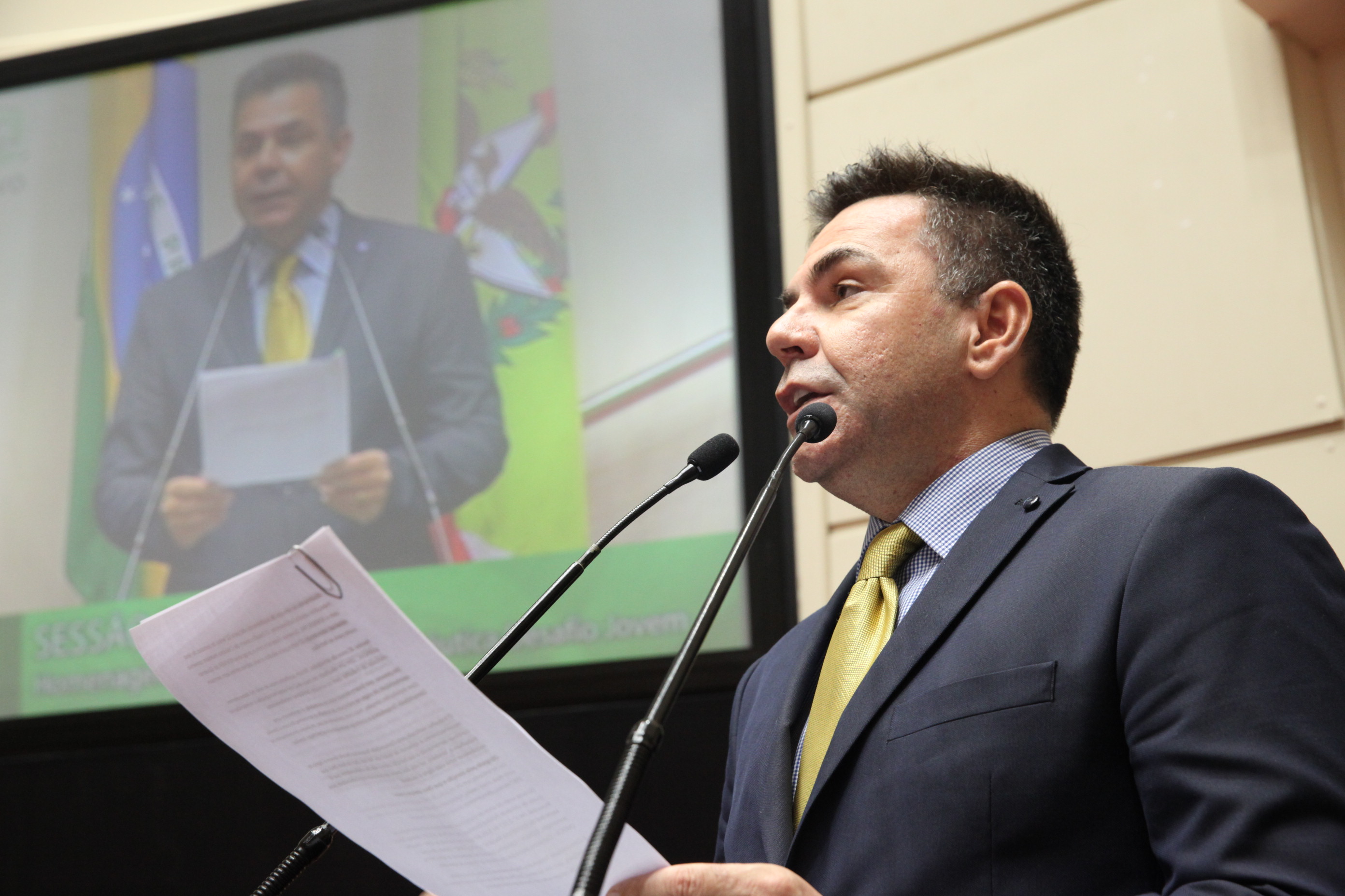 Sessão Especial em homenagem ao Desafio Jovem de Criciúma. Foto: Fábio Queiroz / Agência AL