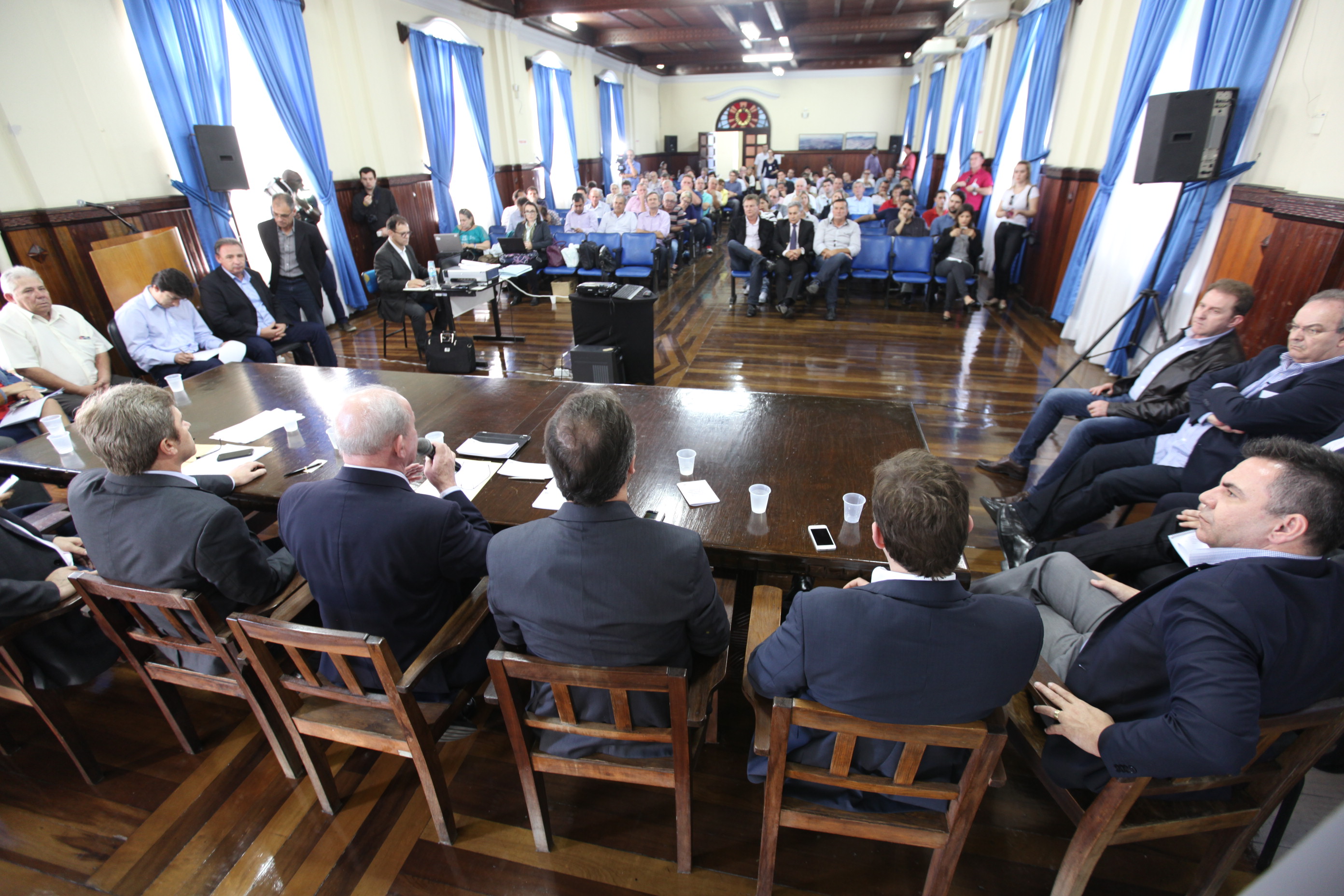 Audiência Pública Regional para o Plano Plurianual 2016-2019 e Lei Orçamentária Anual (LOA) 2016, no município de Tubarão. Foto: Miriam Zomer/Agência AL