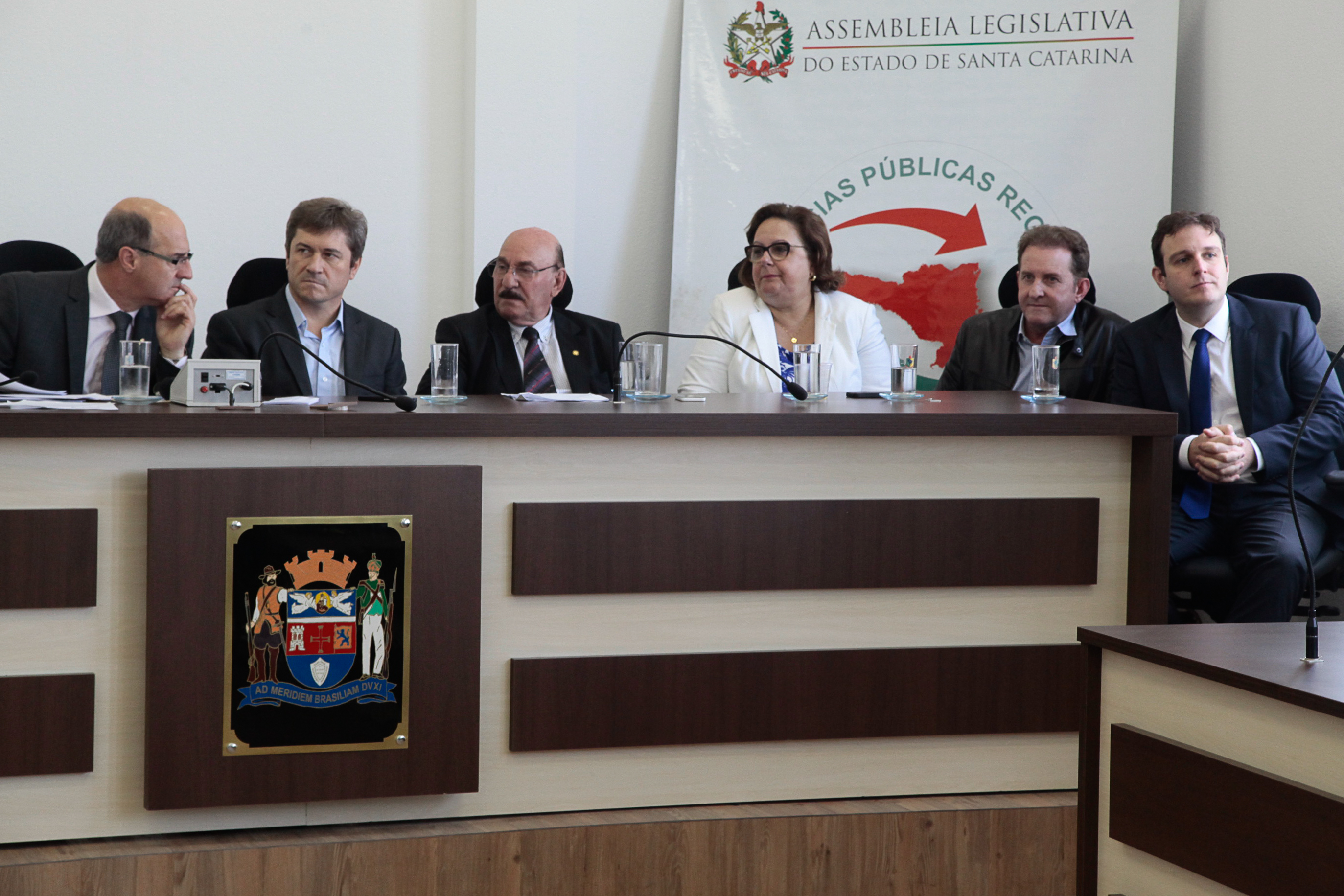 Audiência Pública Regional para o Plano Plurianual 2016-2019 e Lei Orçamentária Anual (LOA) 2016, no município de Laguna. Foto: Miriam Zomer/Agência AL