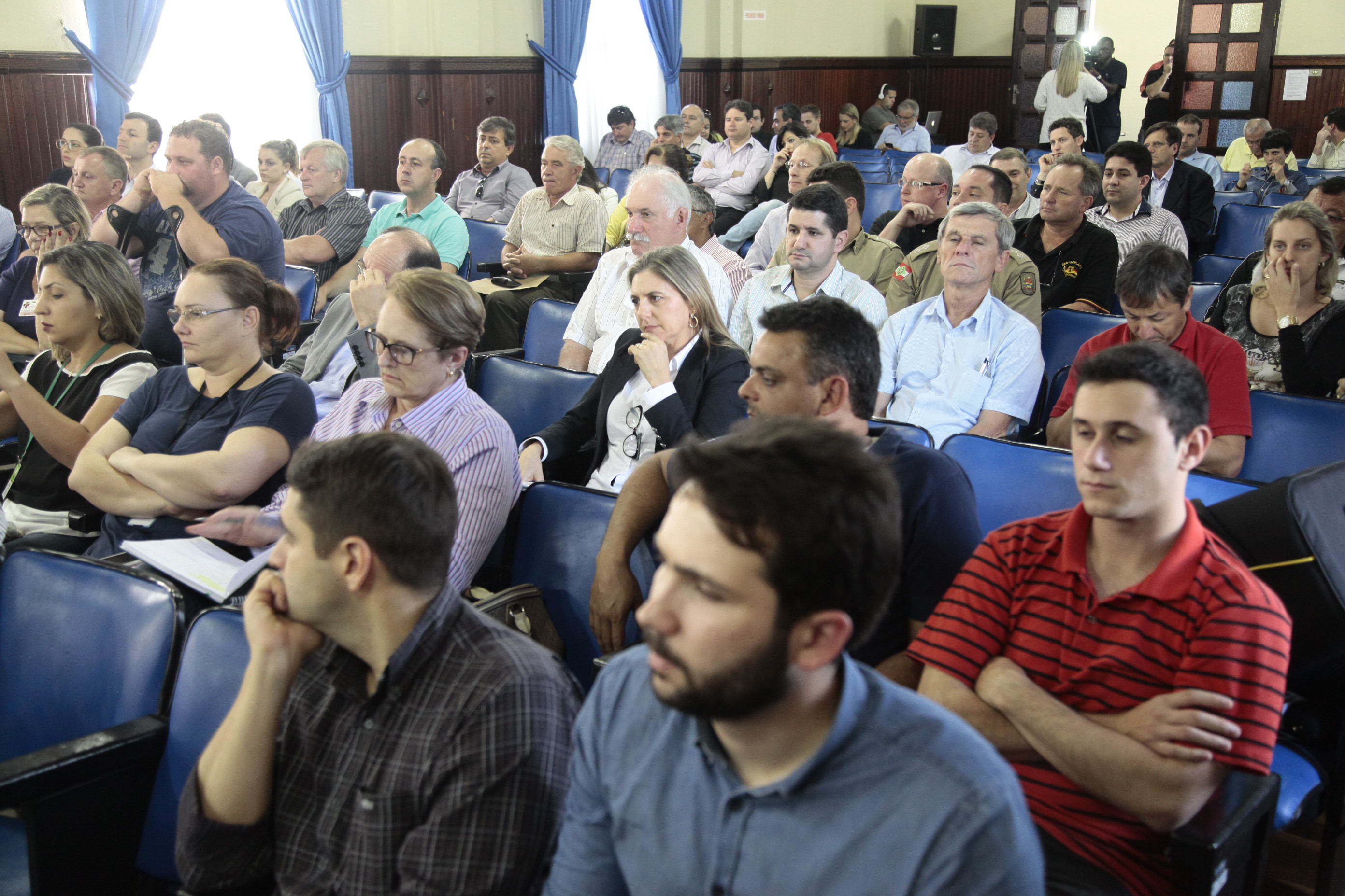 Audiência Pública Regional para o Plano Plurianual 2016-2019 e Lei Orçamentária Anual (LOA) 2016, no município de Tubarão. Fotos: Miriam Zomer/Agência AL