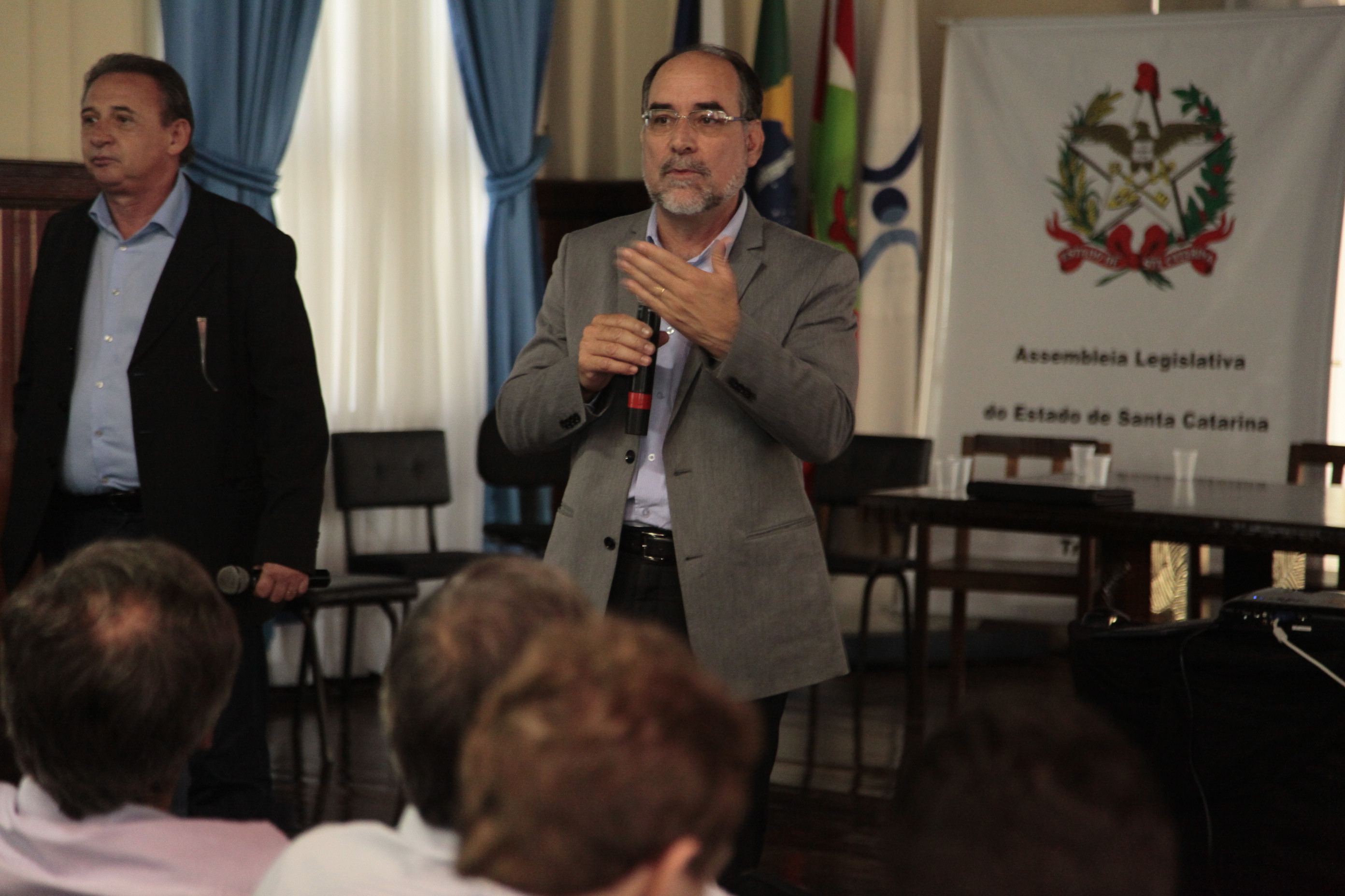 Audiência Pública Regional para o Plano Plurianual 2016-2019 e Lei Orçamentária Anual (LOA) 2016, no município de Tubarão. Foto: Miriam Zomer/Agência AL