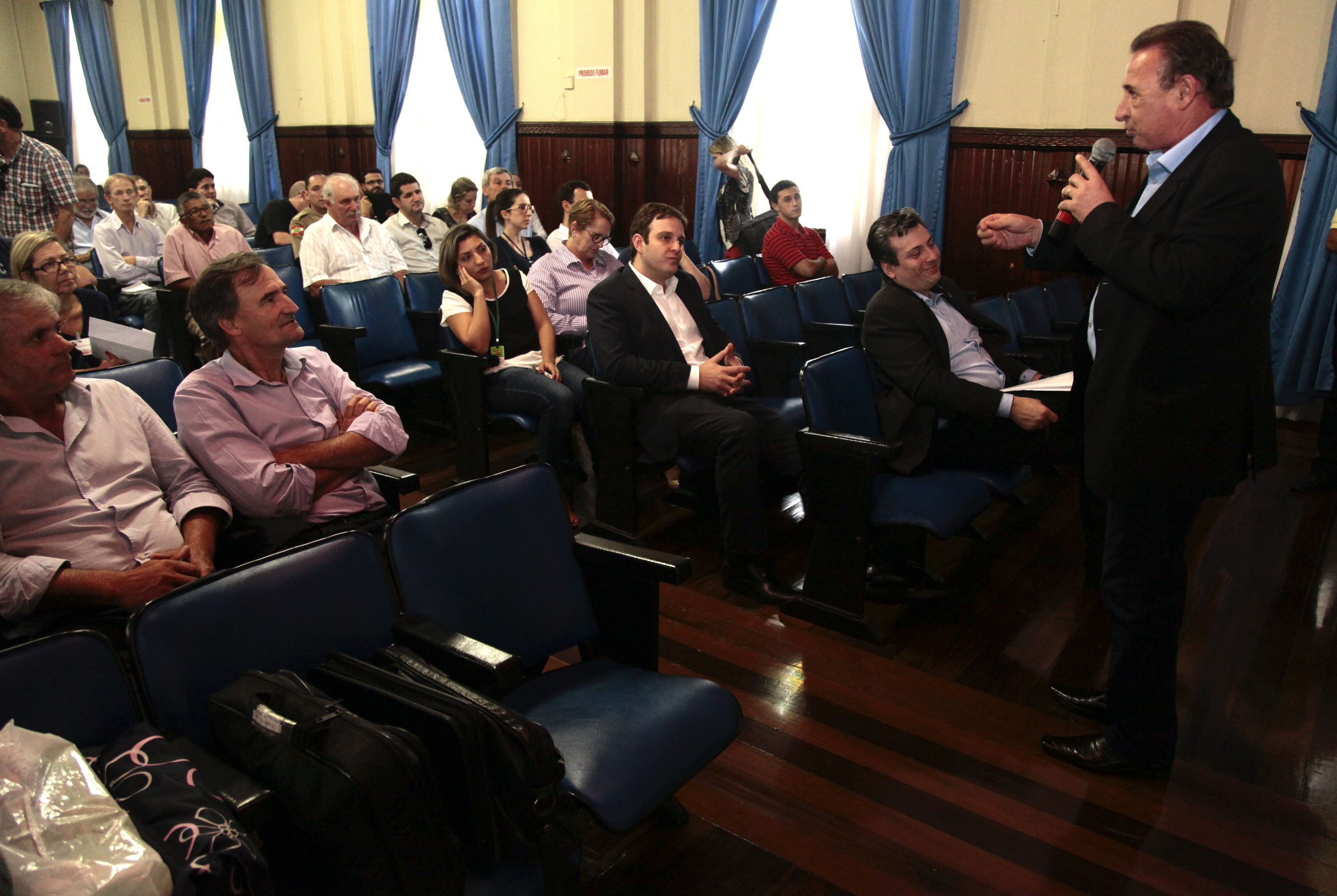 Audiência Pública Regional para o Plano Plurianual 2016-2019 e Lei Orçamentária Anual (LOA) 2016, no município de Tubarão. Foto: Miriam Zomer/Agência AL