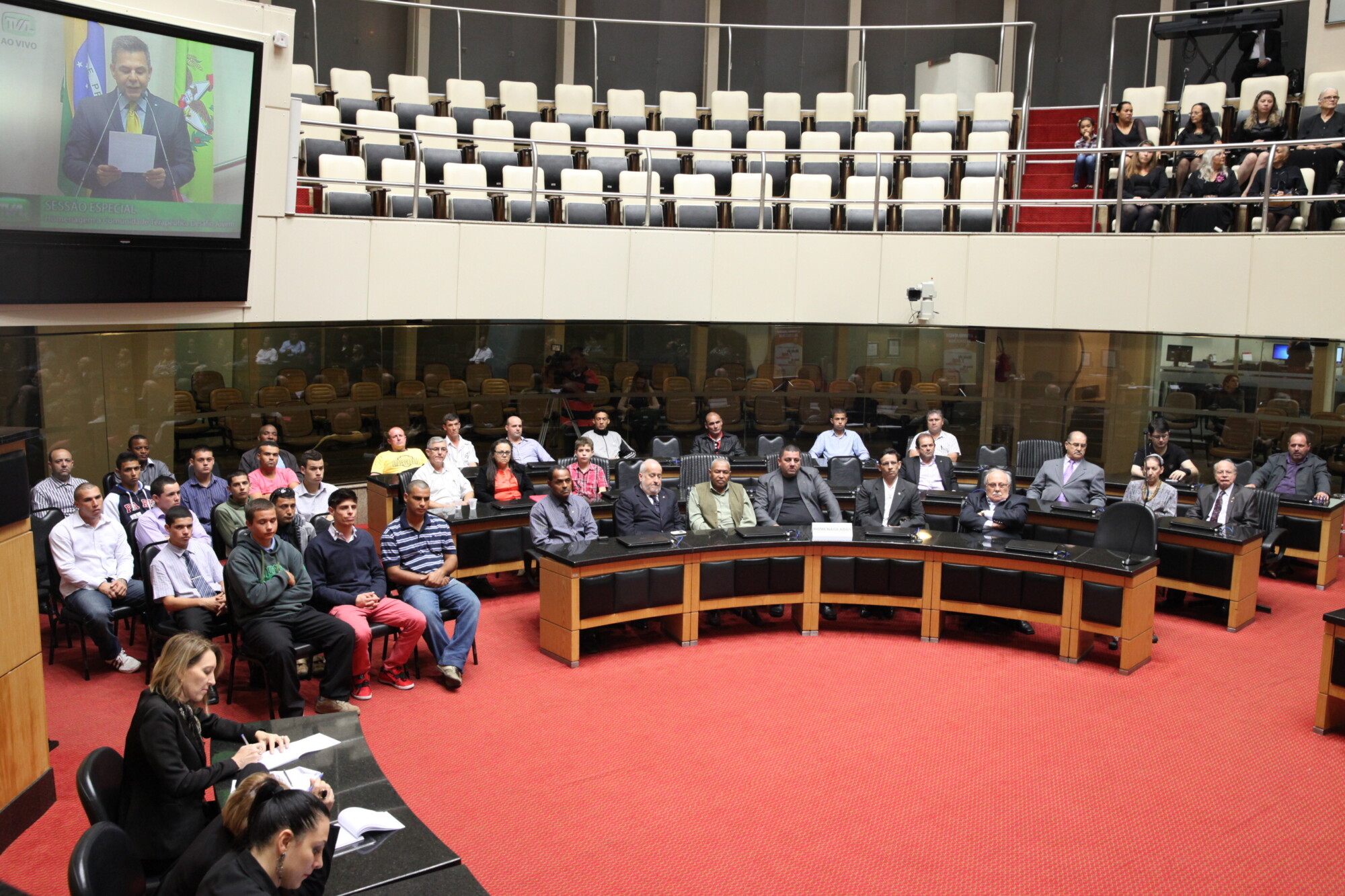 Sessão Especial em homenagem ao Desafio Jovem de Criciúma. FOTO: Fábio Queiroz / Agência AL