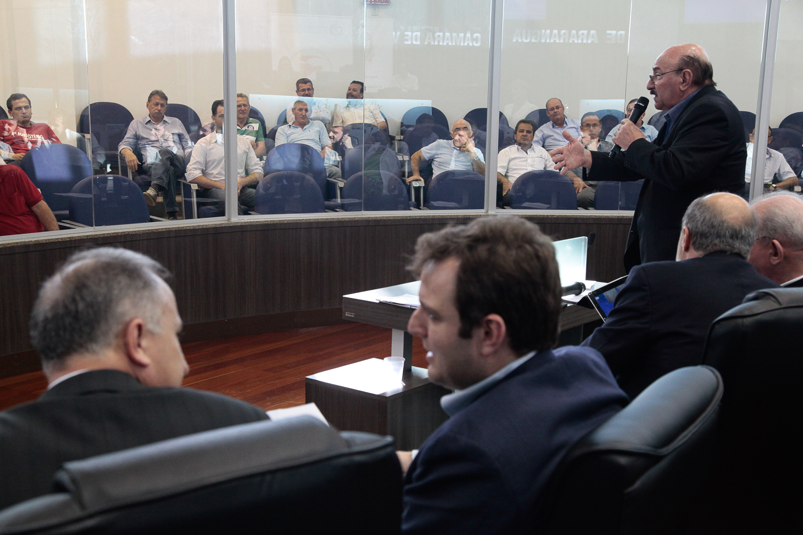 Audiência Pública Regional para o Plano Plurianual 2016-2019 e Lei Orçamentária Anual (LOA) 2016, no município de Araranguá. Foto: Miriam Zomer/Agência AL