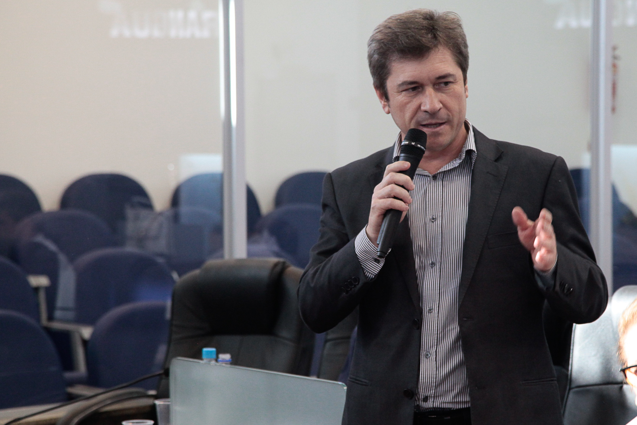 Audiência Pública Regional para o Plano Plurianual 2016-2019 e Lei Orçamentária Anual (LOA) 2016, no município de Araranguá. Foto: Miriam Zomer/Agência AL