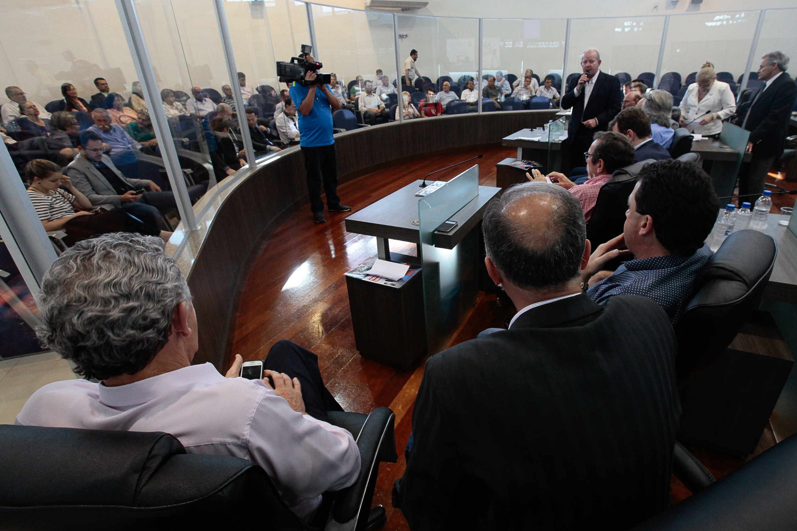 Audiência Pública Regional para o Plano Plurianual 2016-2019 e Lei Orçamentária Anual (LOA) 2016, no município de Araranguá. Foto: Miriam Zomer/Agência AL