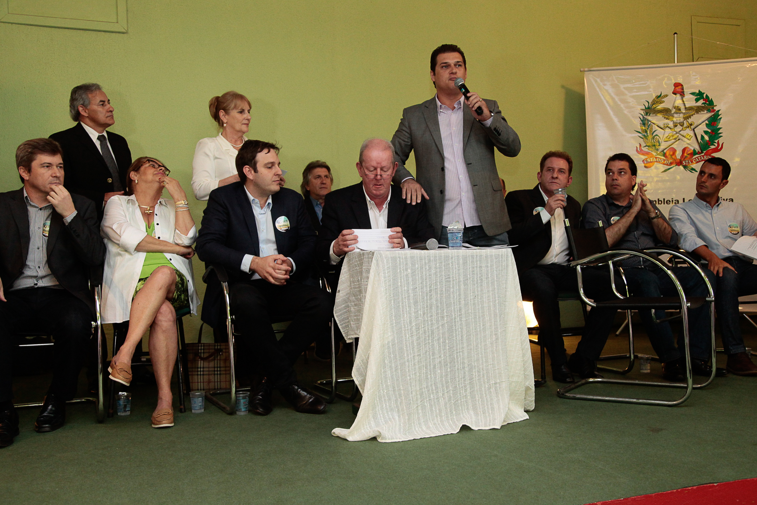 Audiência Pública Regional para o Plano Plurianual 2016-2019 e Lei Orçamentária Anual (LOA) 2016, no município de Criciúma. Foto: Miriam Zomer/Agência AL