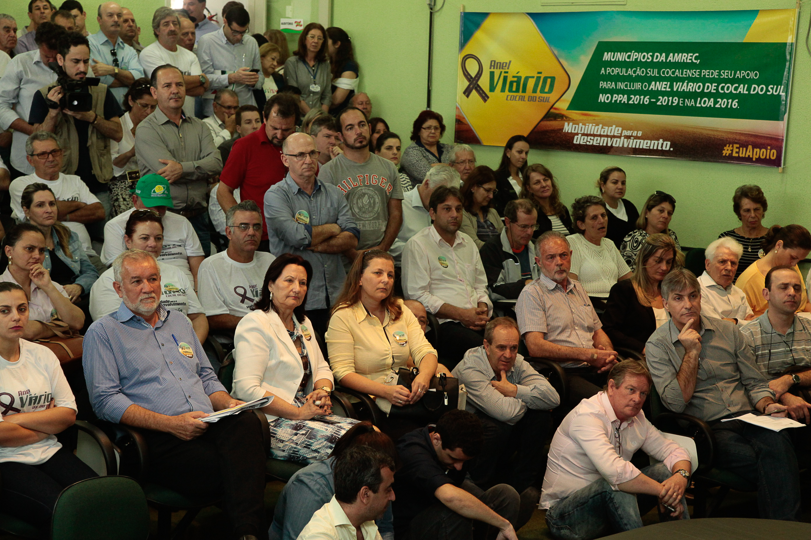 Audiência Pública Regional para o Plano Plurianual 2016-2019 e Lei Orçamentária Anual (LOA) 2016, no município de Criciúma. Foto: Miriam Zomer/Agência AL
