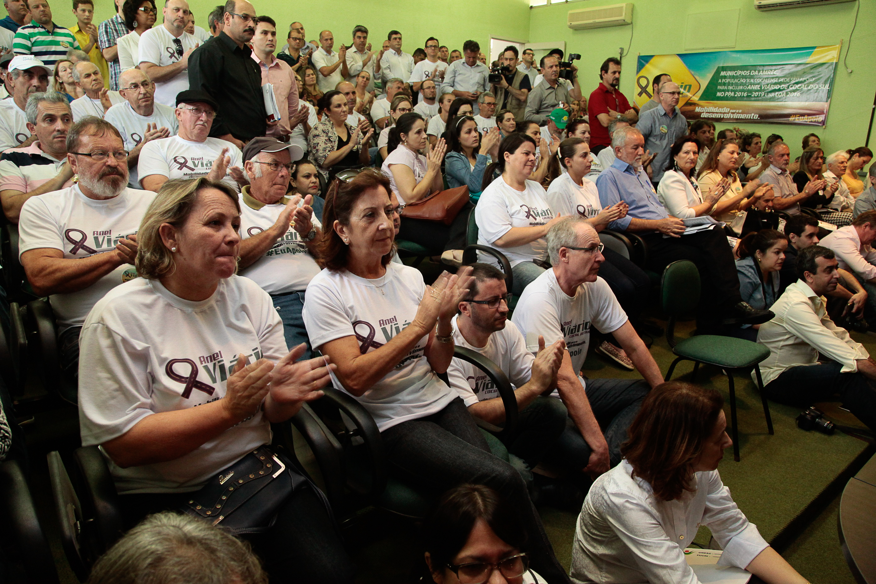 Audiência Pública Regional para o Plano Plurianual 2016-2019 e Lei Orçamentária Anual (LOA) 2016, no município de Criciúma. Foto: Miriam Zomer/Agência AL