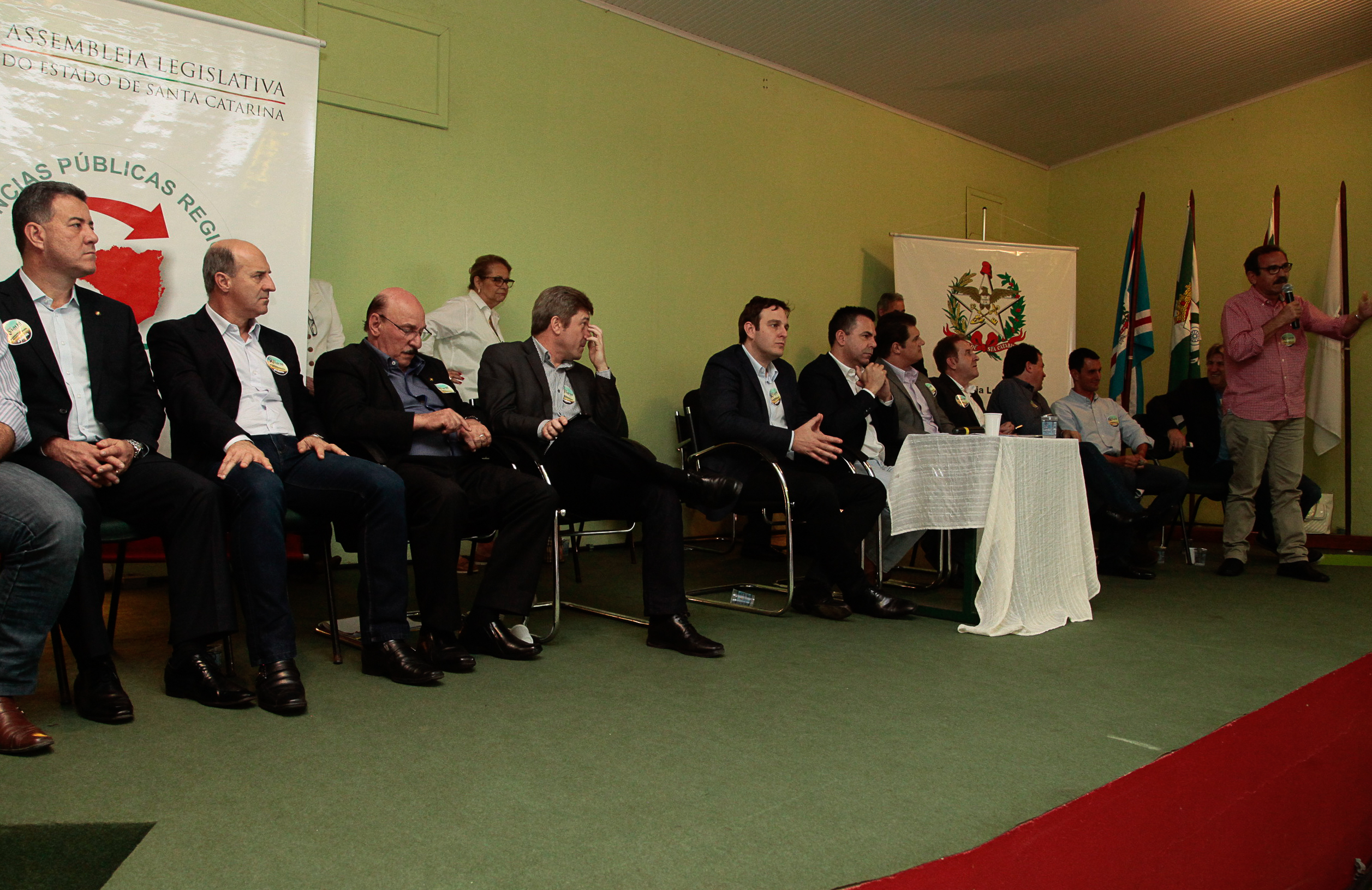 Audiência Pública Regional para o Plano Plurianual 2016-2019 e Lei Orçamentária Anual (LOA) 2016, no município de Criciúma. Foto: Miriam Zomer/Agência AL
