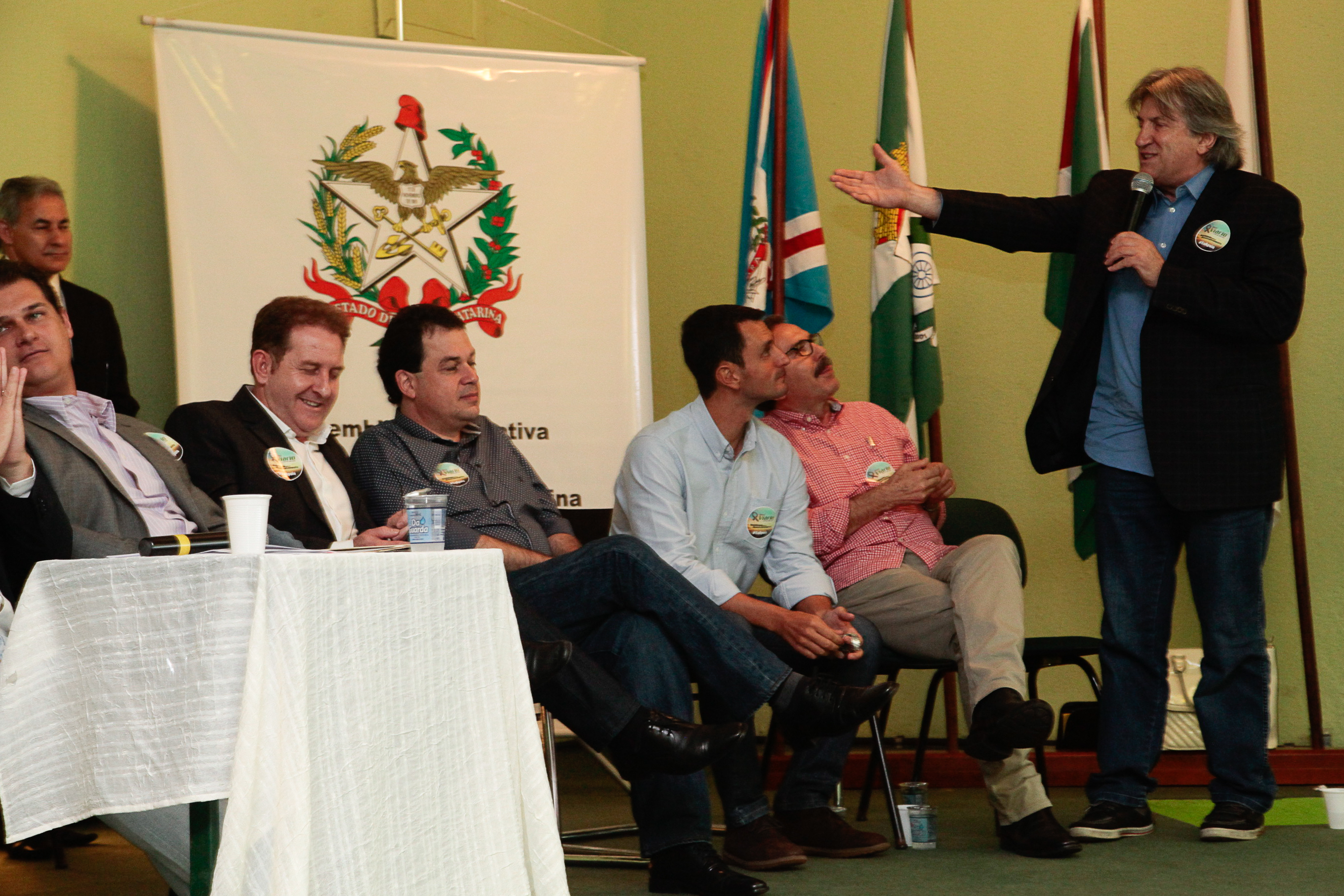 Audiência Pública Regional para o Plano Plurianual 2016-2019 e Lei Orçamentária Anual (LOA) 2016, no município de Criciúma. Foto: Miriam Zomer/Agência AL