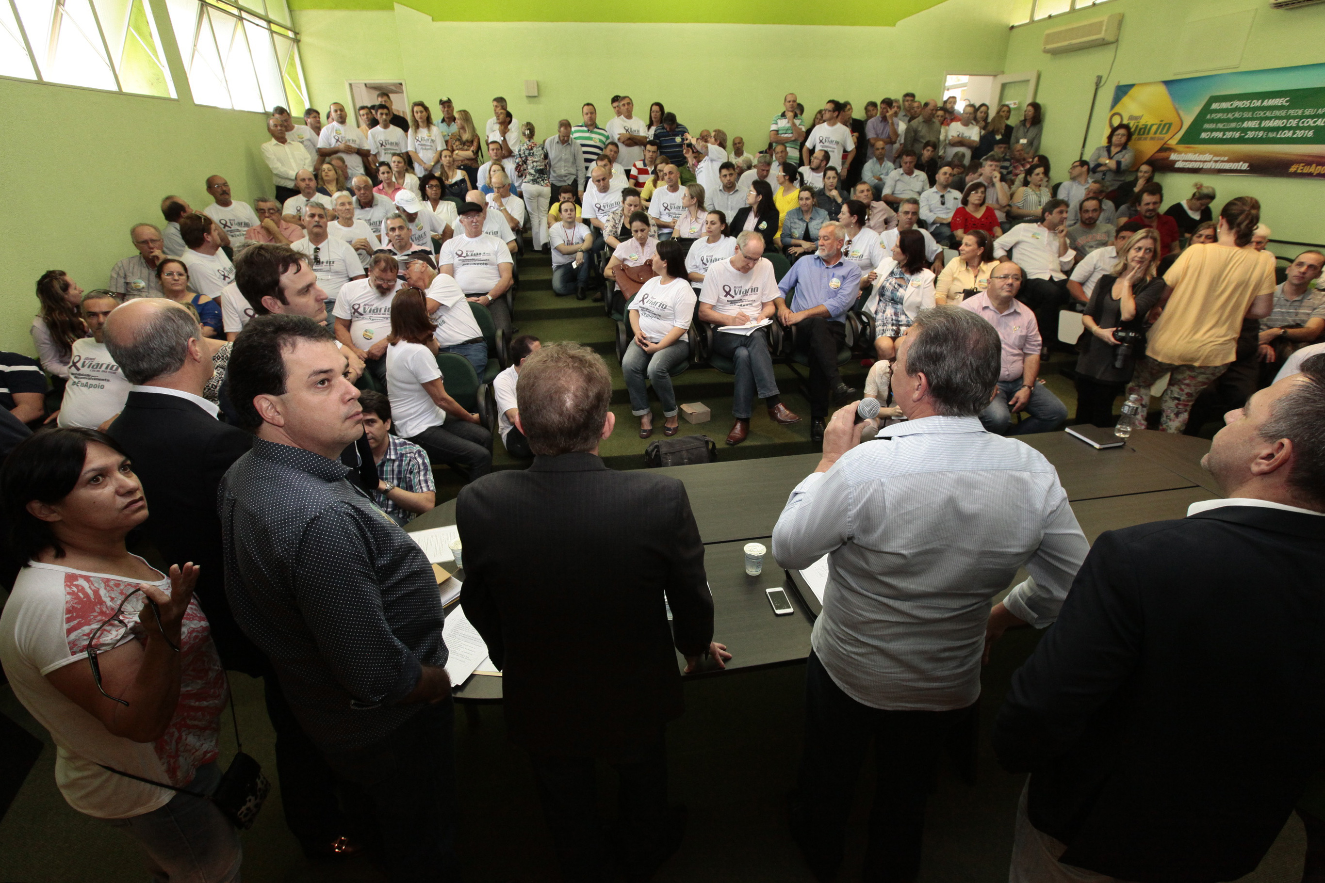 Audiência Pública Regional para o Plano Plurianual 2016-2019 e Lei Orçamentária Anual (LOA) 2016, no município de Criciúma. Foto: Miriam Zomer/Agência AL
