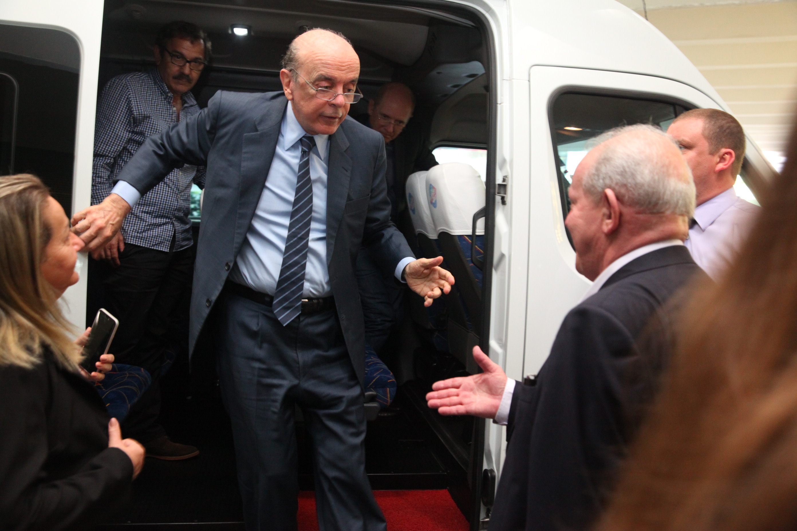 Senador José Serra visita Alesc. Foto: Eduardo Guedes de Olveira / Agência AL