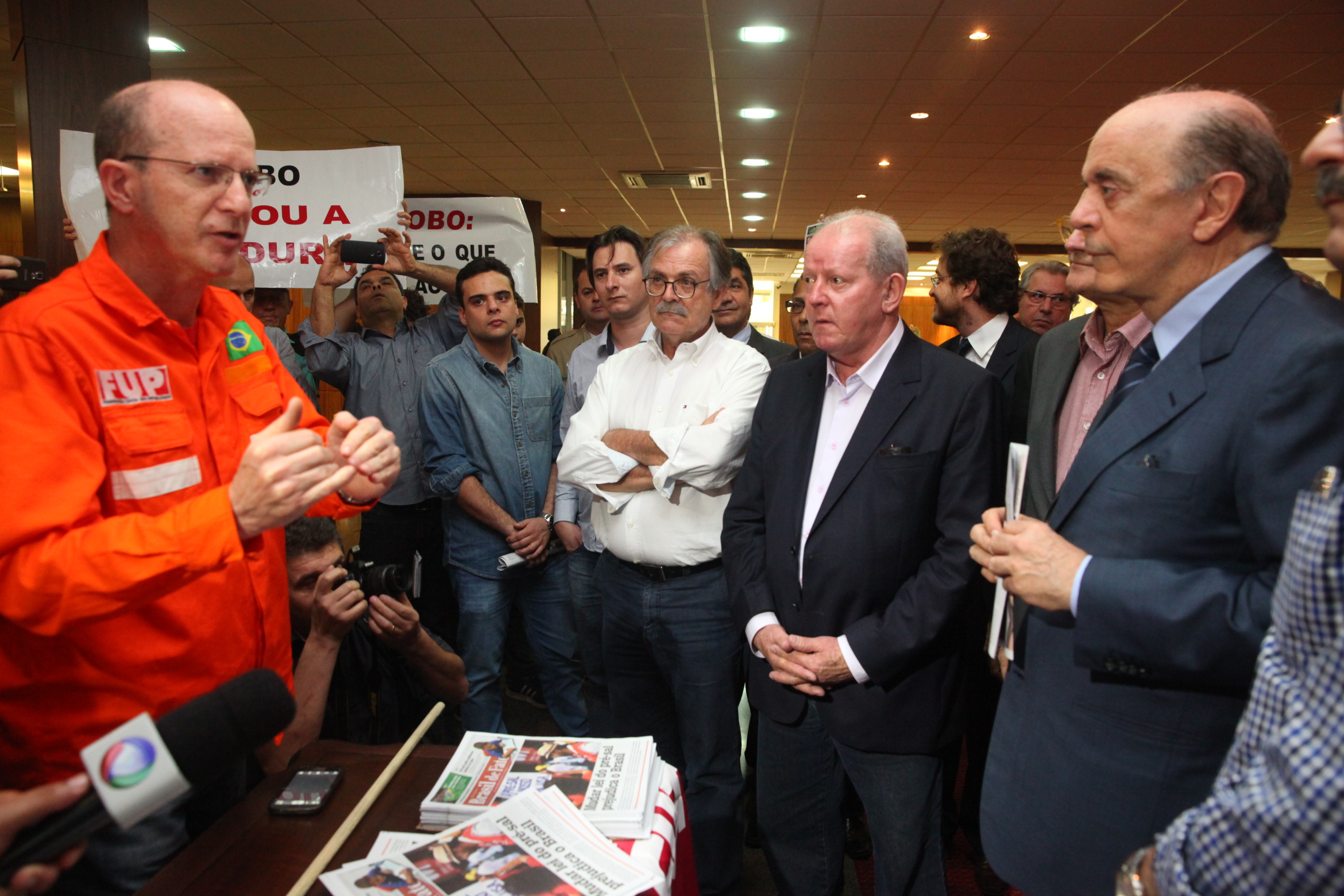 Senador José Serra visita Alesc. Foto: Eduardo Guedes de Olveira / Agência AL
