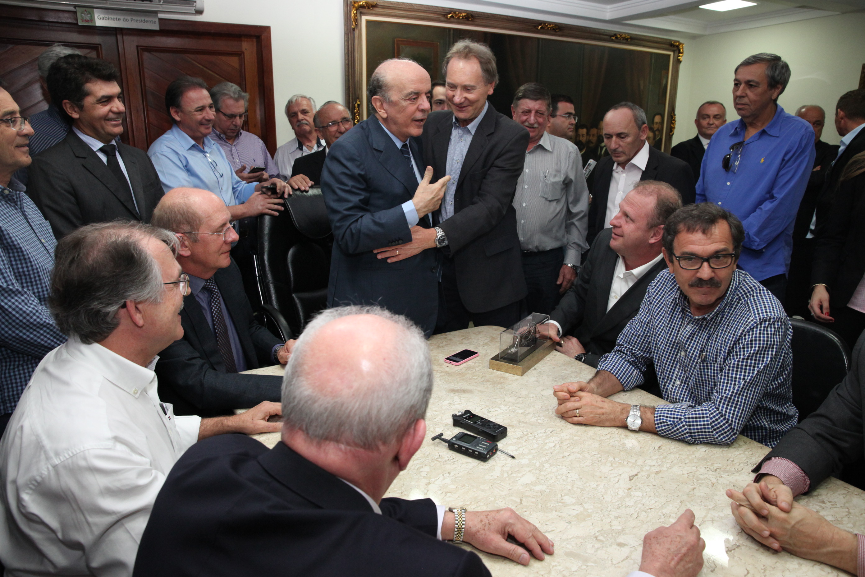 Senador José Serra visita Alesc. Foto: Fábio Queiroz / Agência AL