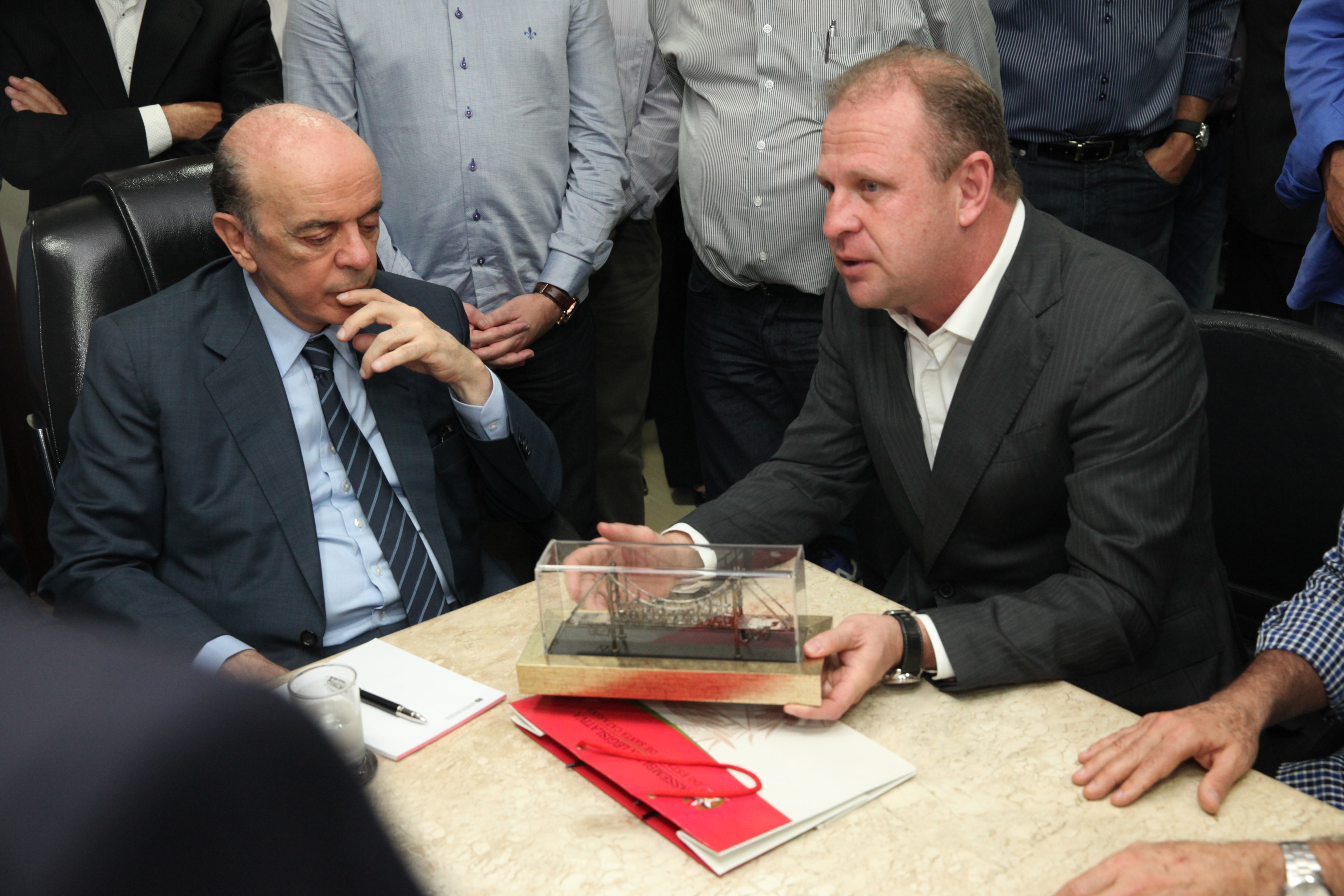 Senador José Serra visita Alesc. Foto: Fábio Queiroz / Agência AL