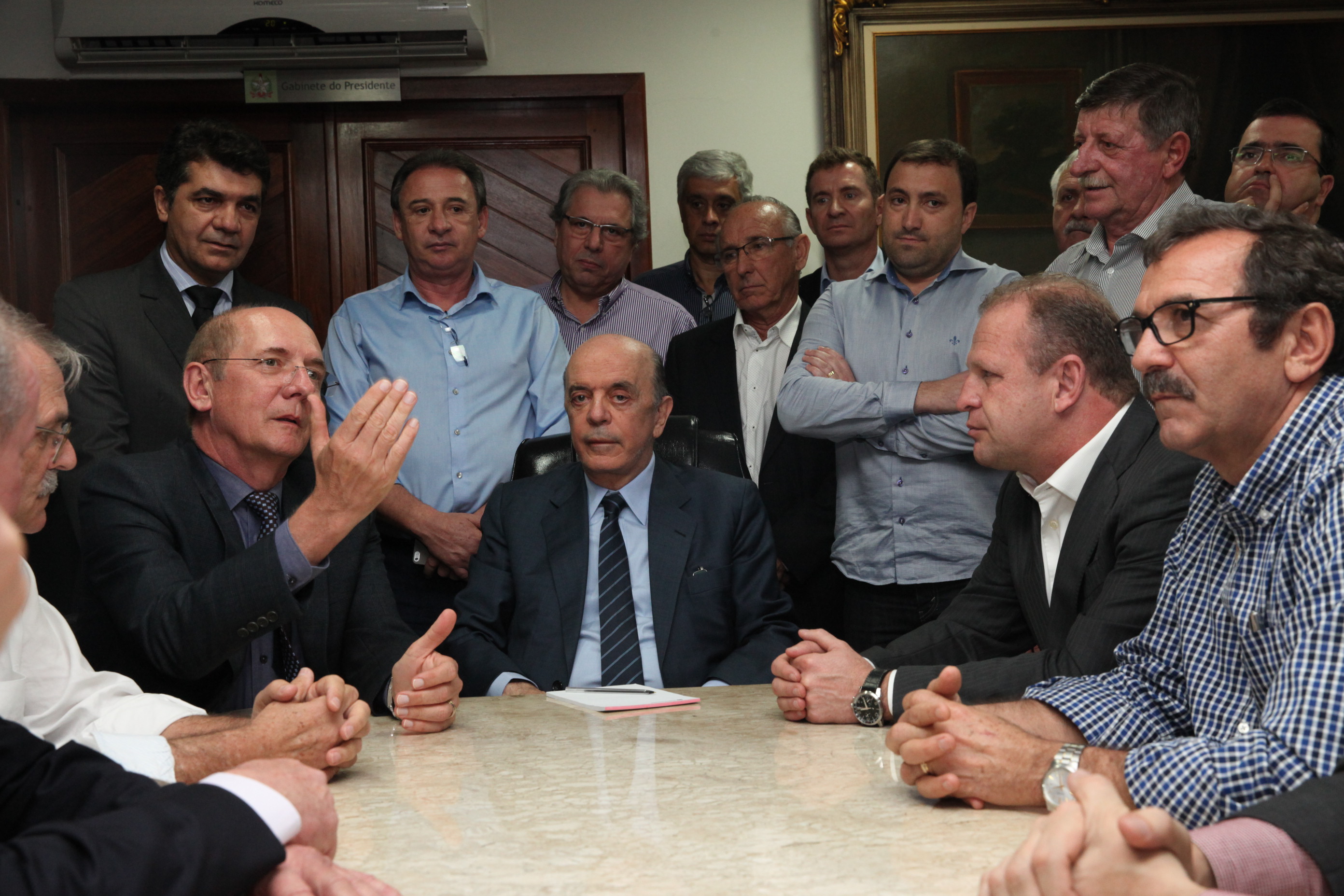 Senador José Serra visita Alesc. Foto: Fábio Queiroz / Agência AL