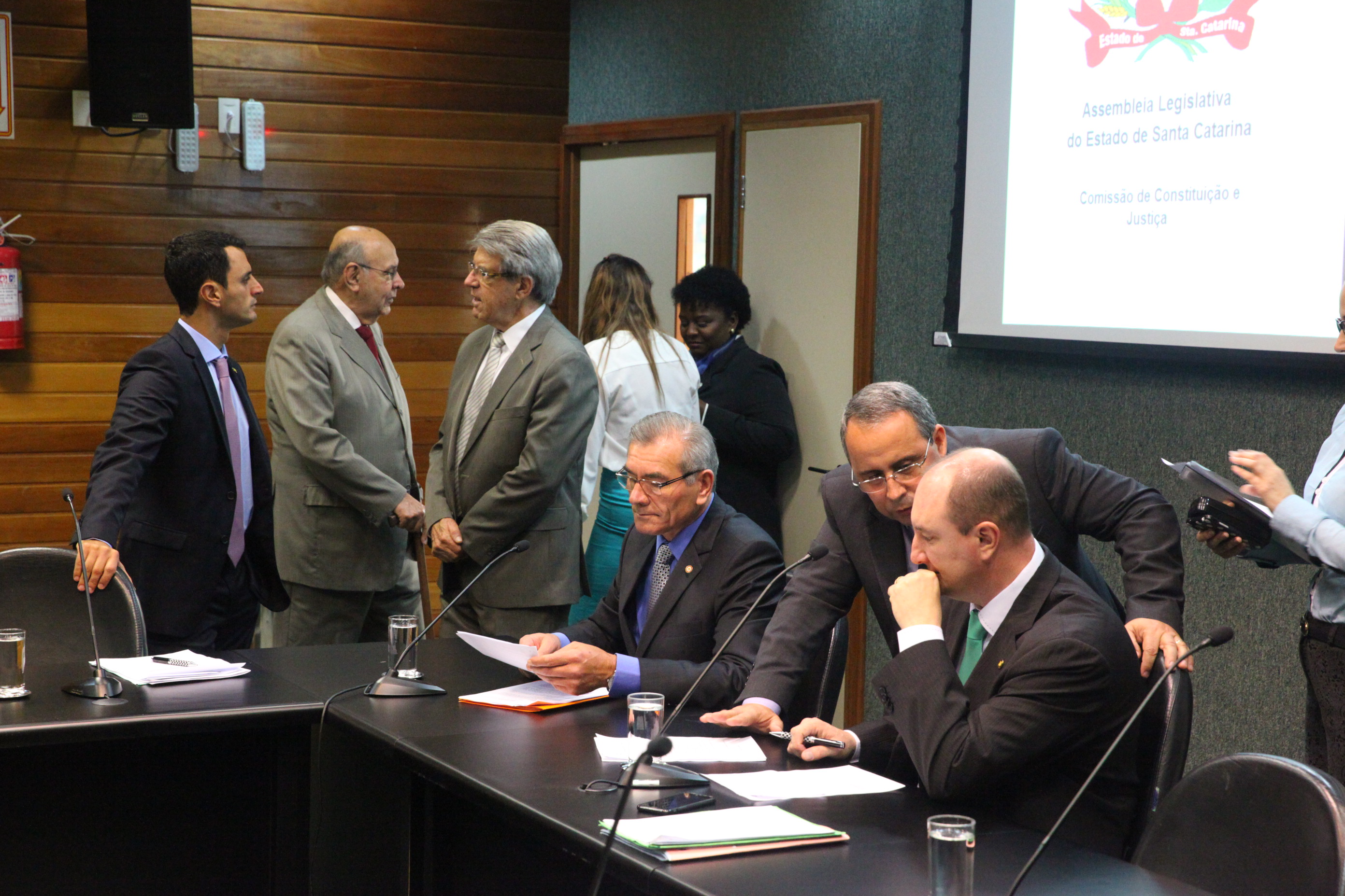 Reunião da Comissão de Constituição e Justiça. Foto: Jonas Lemos Campos / Agência AL