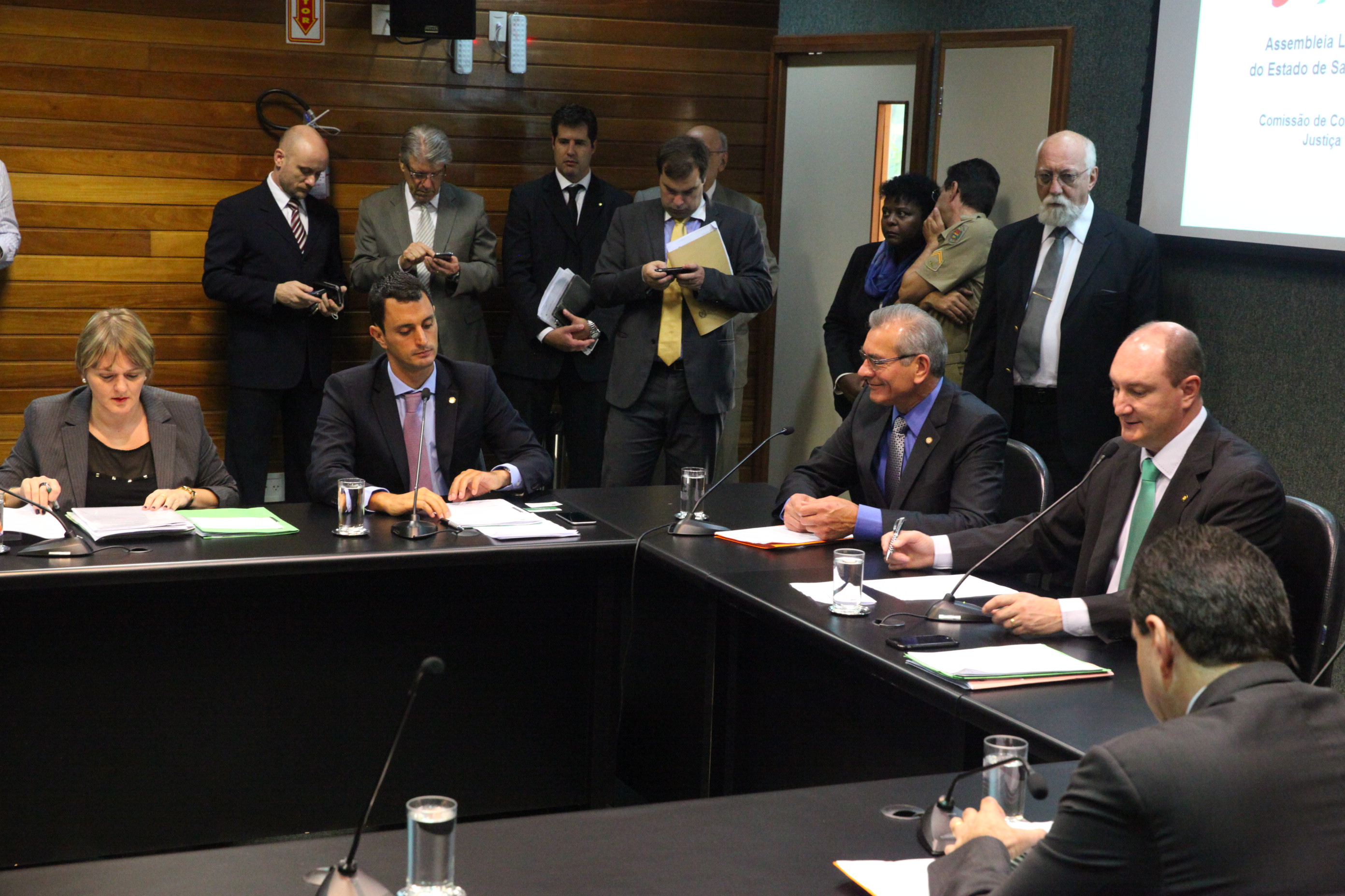 Reunião da Comissão de Constituição e Justiça. Foto: Jonas Lemos Campos / Agência AL