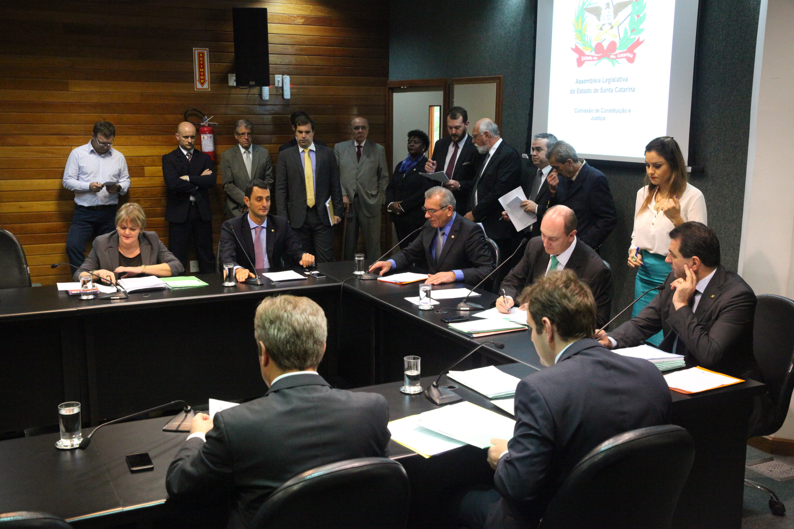 Reunião da Comissão de Constituição e Justiça. Foto: Jonas Lemos Campos / Agência AL